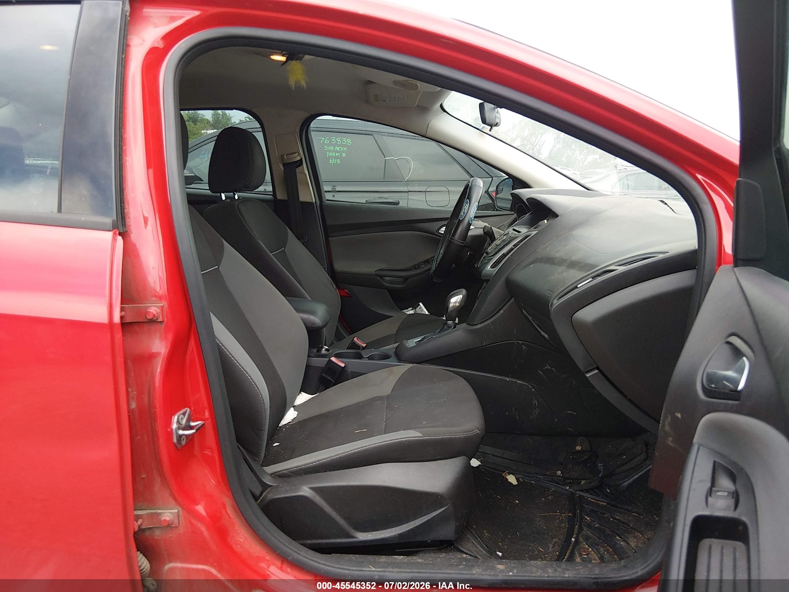 2013 Ford Focus Se Red vin: 1FADP3F23DL139489
