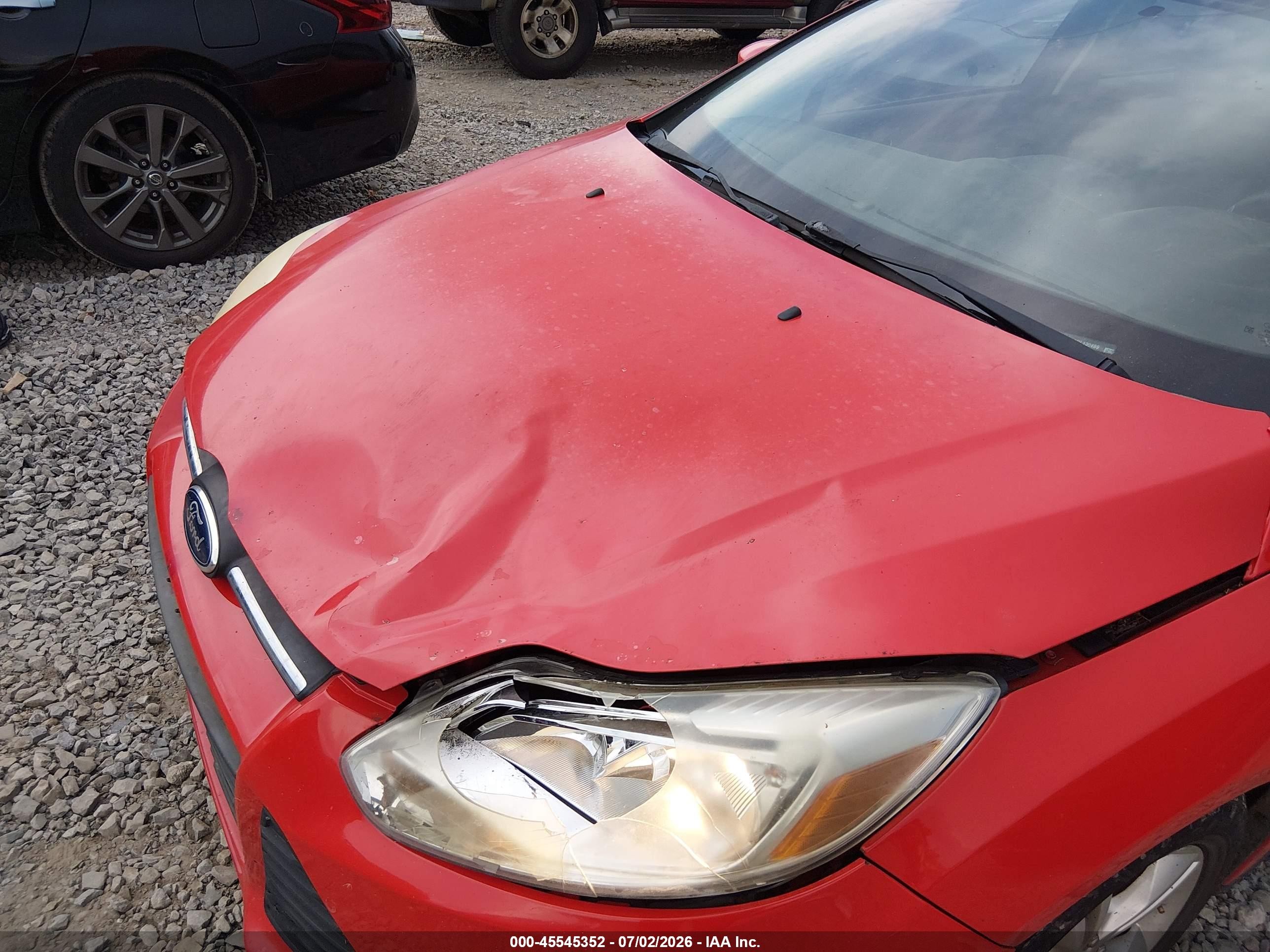 2013 Ford Focus Se Red vin: 1FADP3F23DL139489