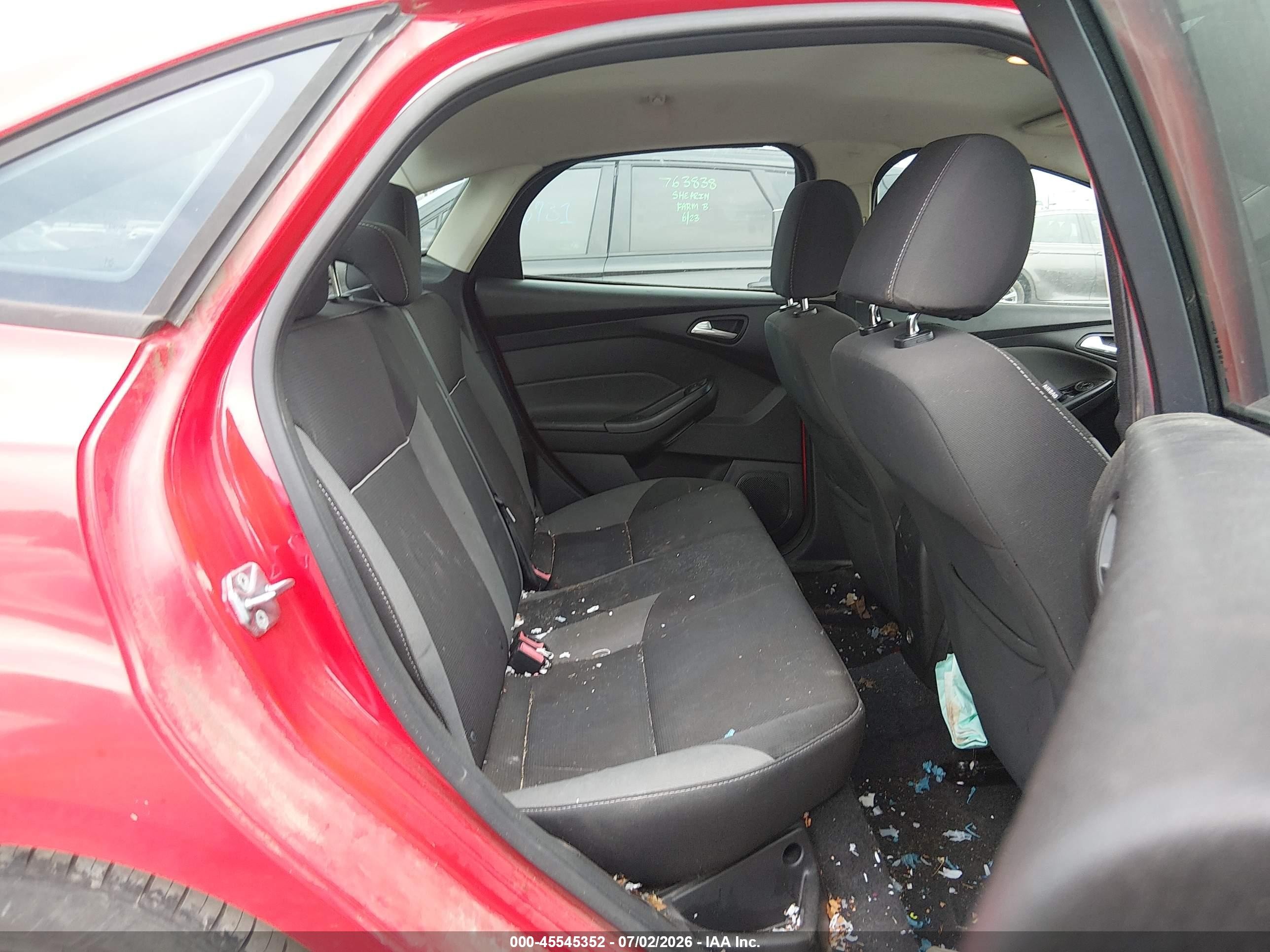 2013 Ford Focus Se Red vin: 1FADP3F23DL139489