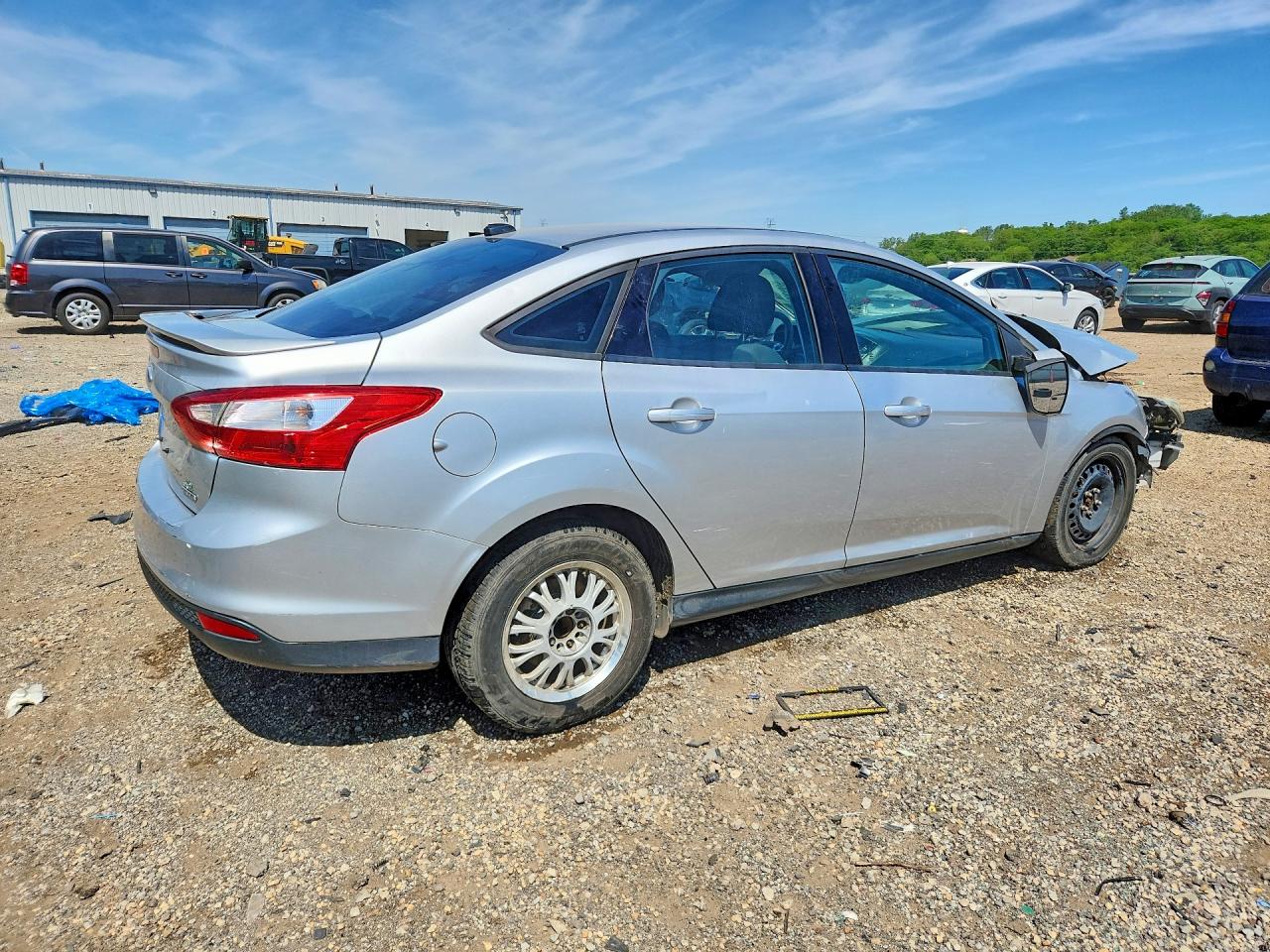 2013 Ford Focus Se Silver vin: 1FADP3F23DL144384