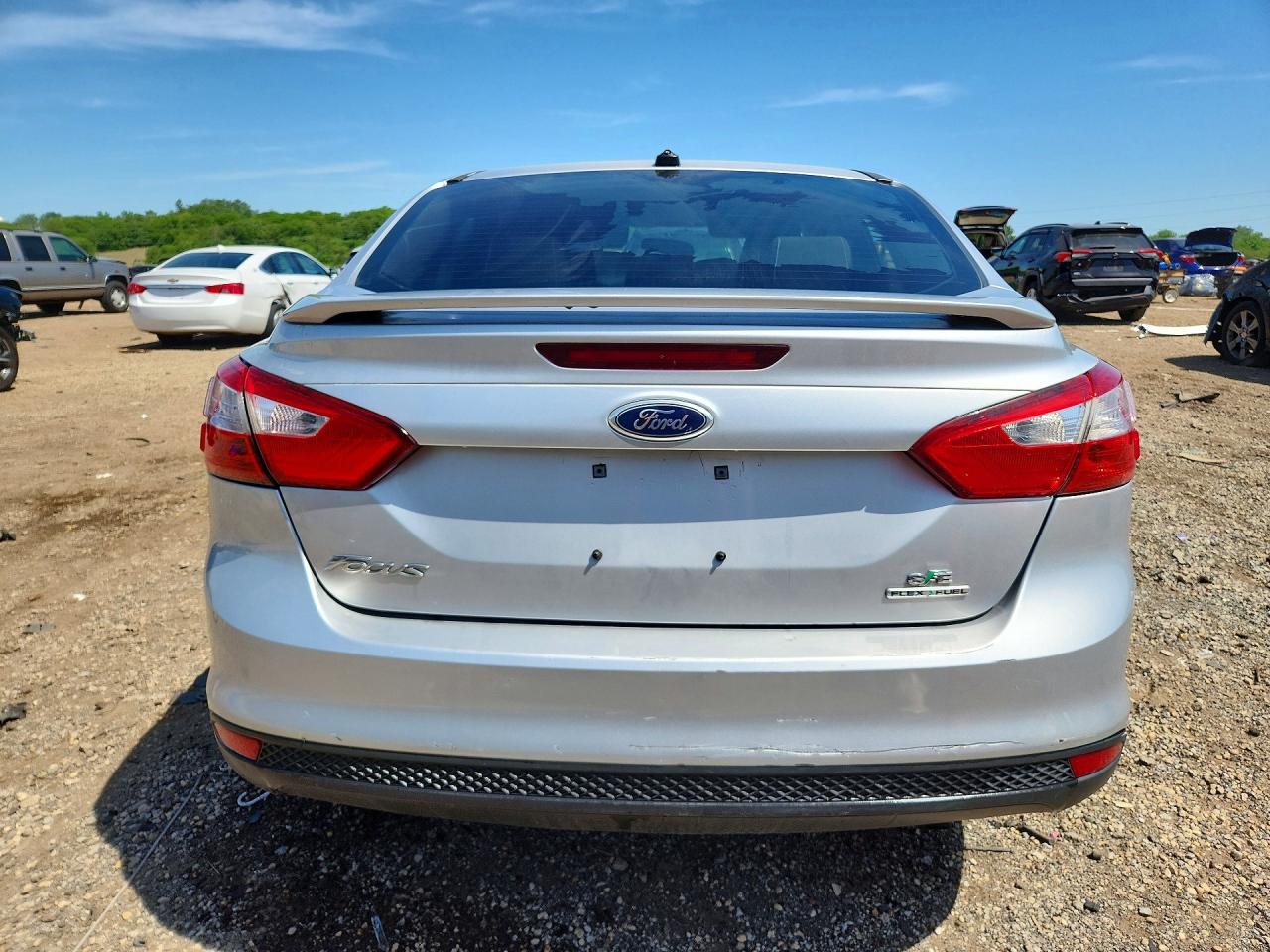 2013 Ford Focus Se Silver vin: 1FADP3F23DL144384