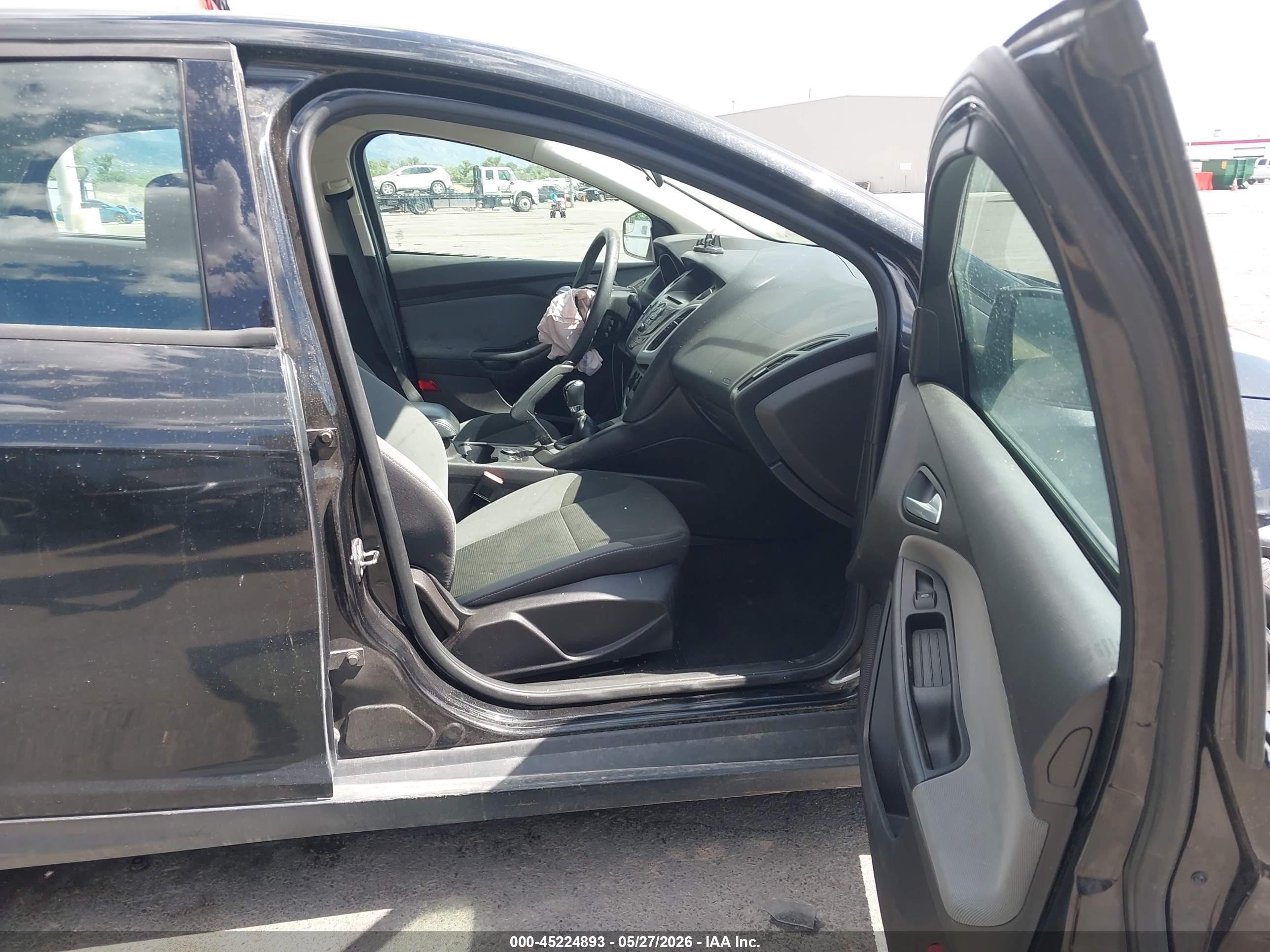 2013 Ford Focus Se Black vin: 1FADP3F23DL195058
