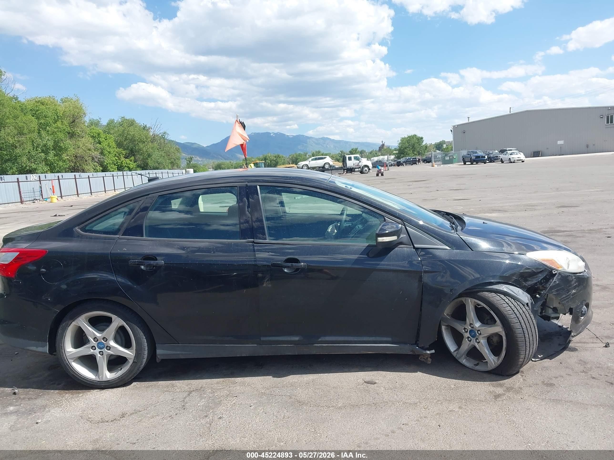 2013 Ford Focus Se Black vin: 1FADP3F23DL195058