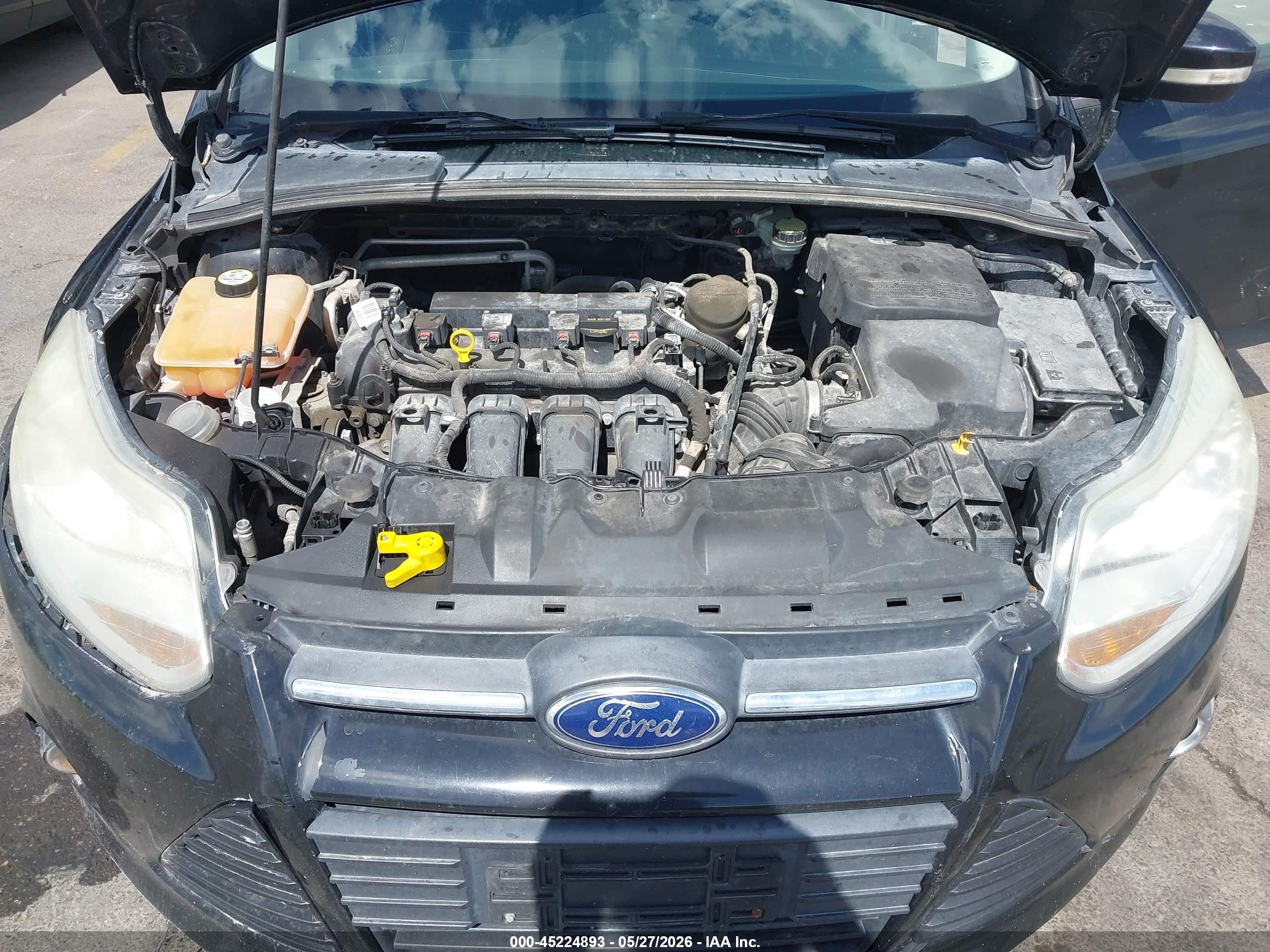 2013 Ford Focus Se Black vin: 1FADP3F23DL195058