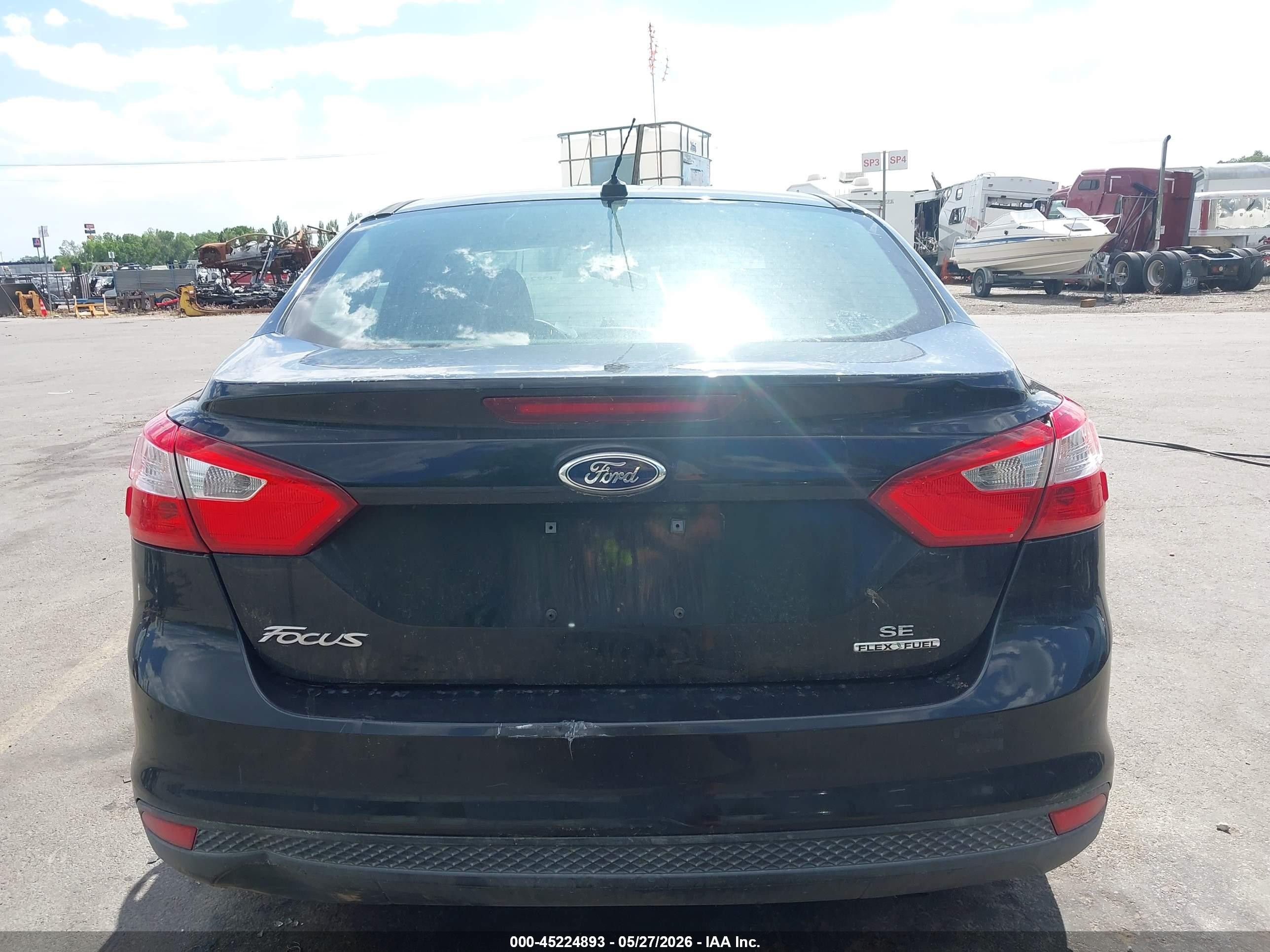 2013 Ford Focus Se Black vin: 1FADP3F23DL195058