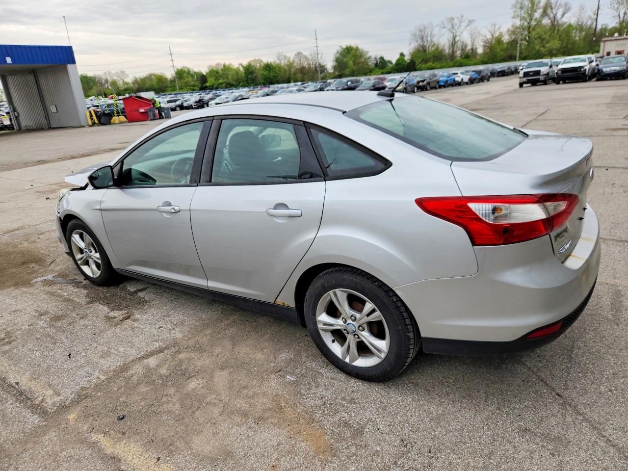 2013 Ford Focus Se Silver vin: 1FADP3F23DL209248