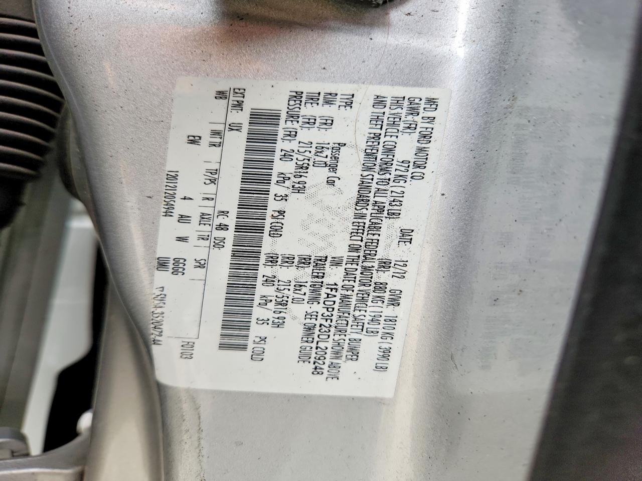 2013 Ford Focus Se Silver vin: 1FADP3F23DL209248