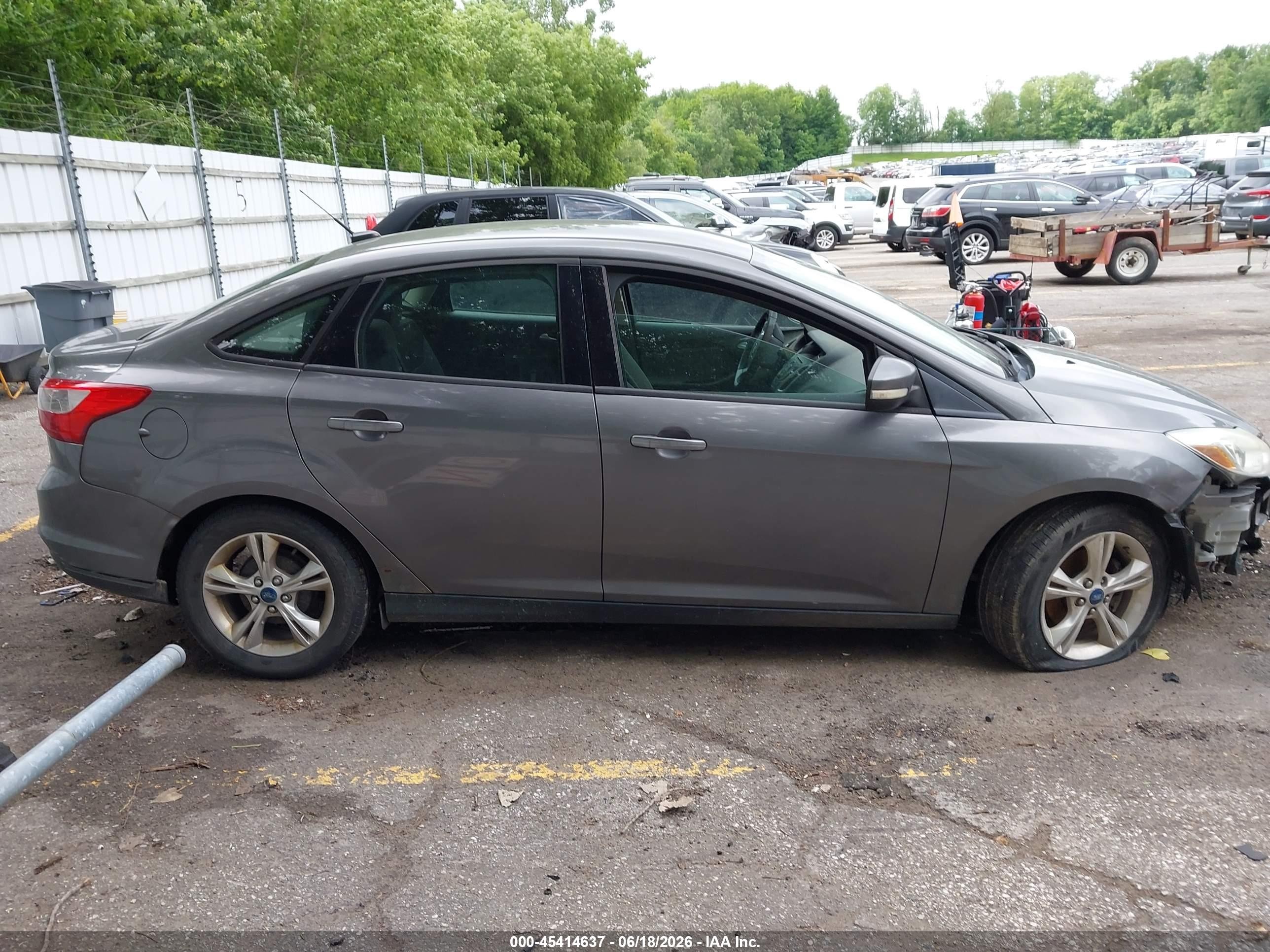 2013 Ford Focus Se Gray vin: 1FADP3F23DL219567