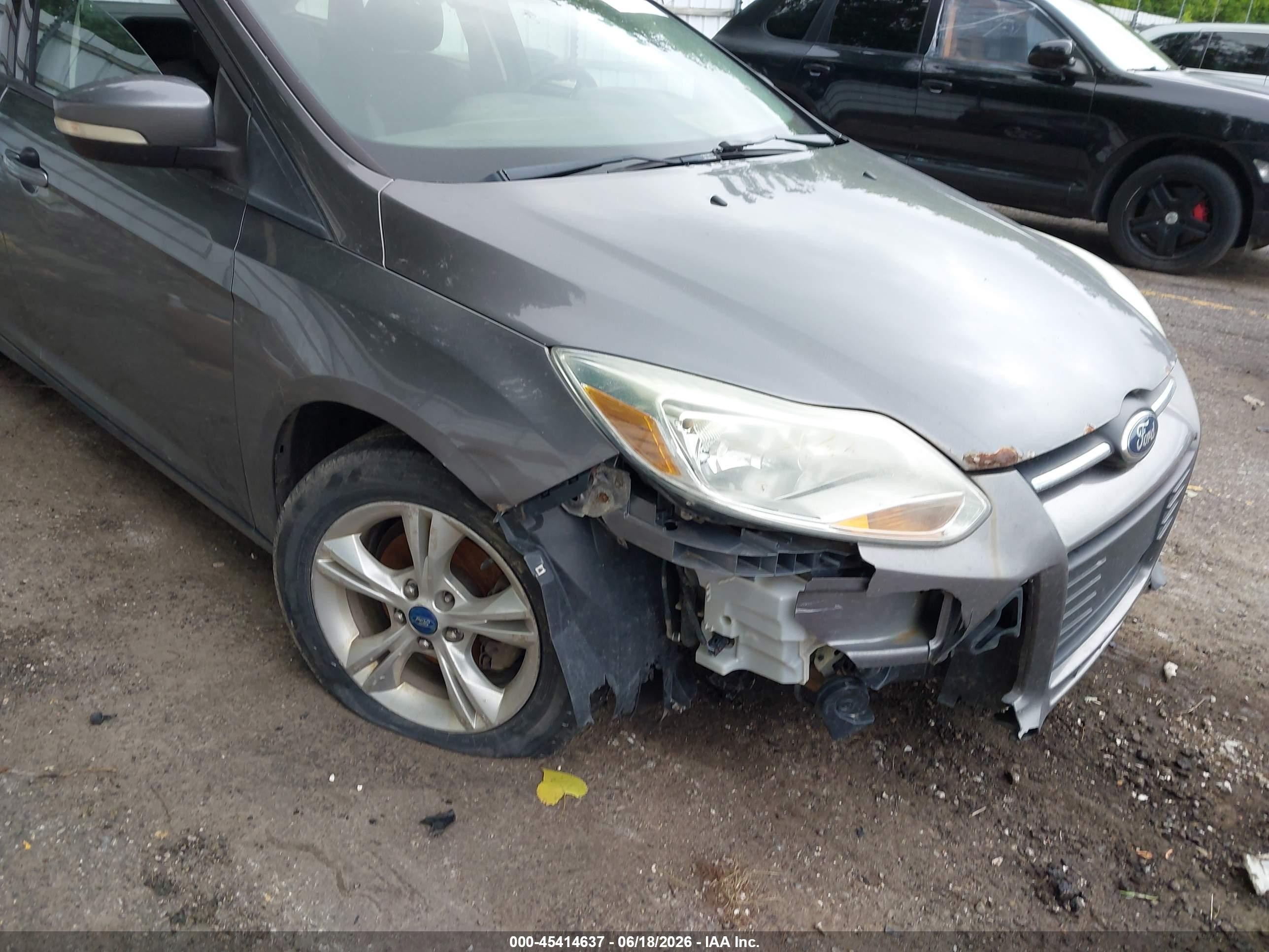 2013 Ford Focus Se Gray vin: 1FADP3F23DL219567