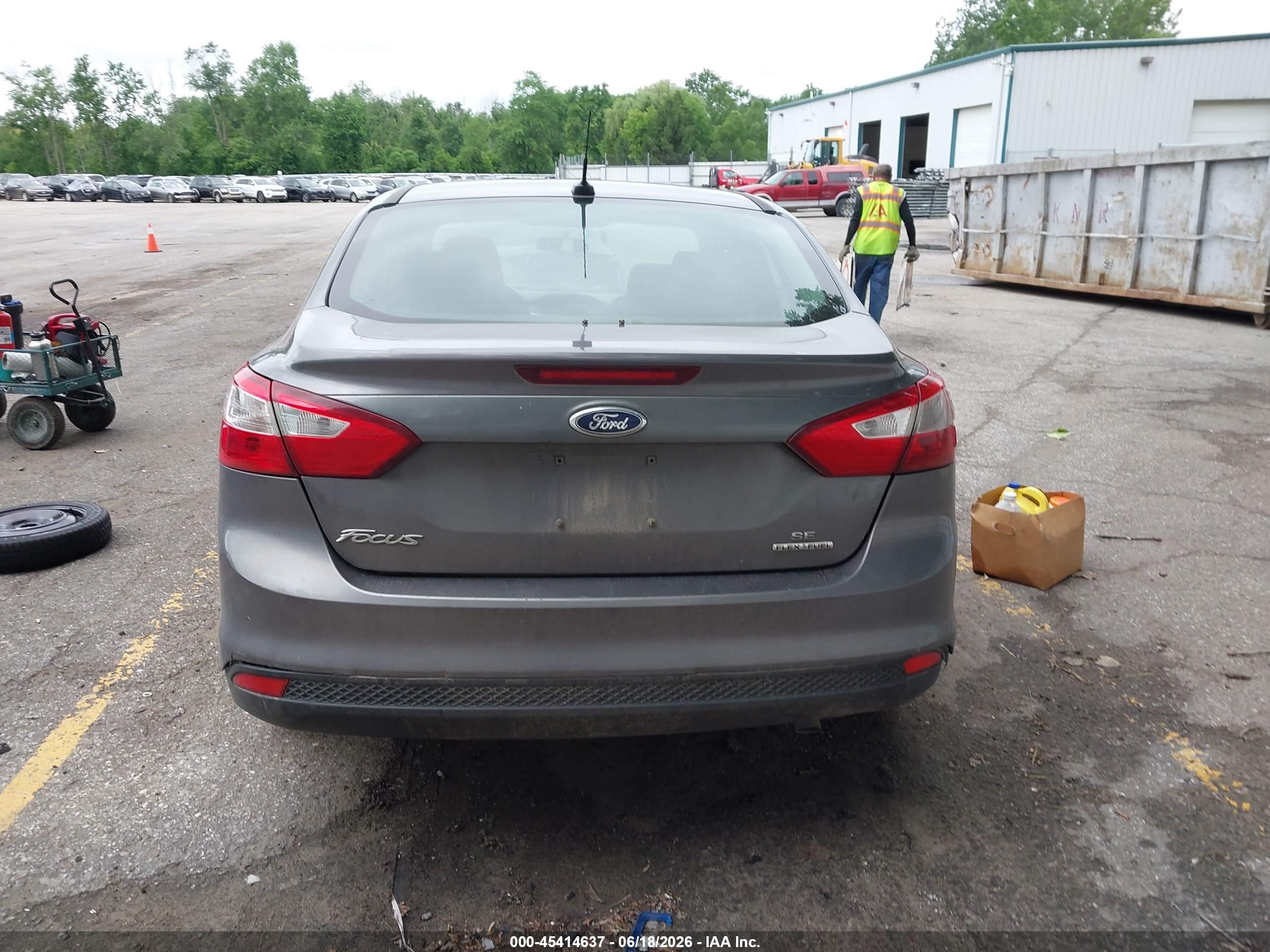 2013 Ford Focus Se Gray vin: 1FADP3F23DL219567