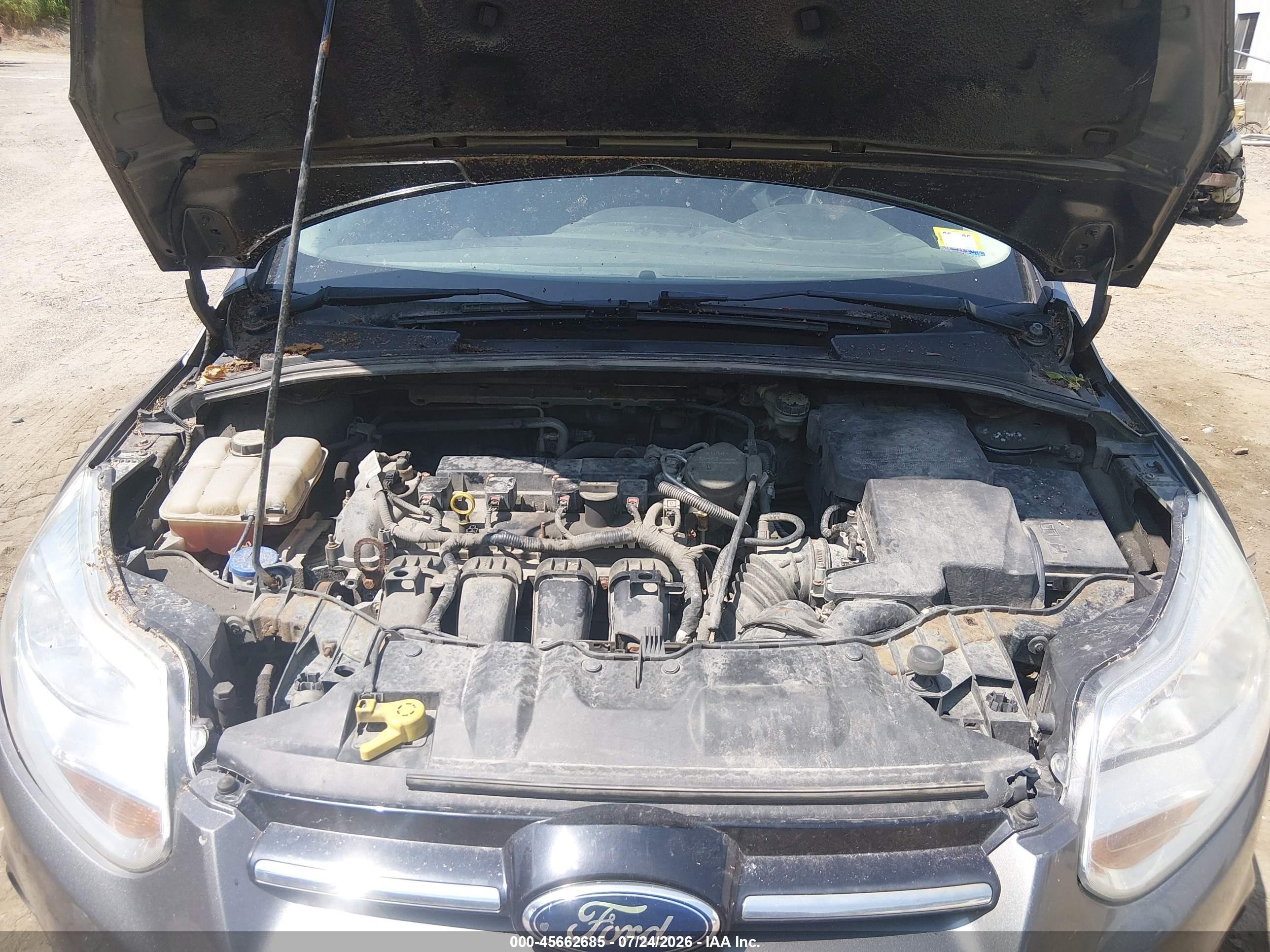 2013 Ford Focus Se Gray vin: 1FADP3F23DL258076