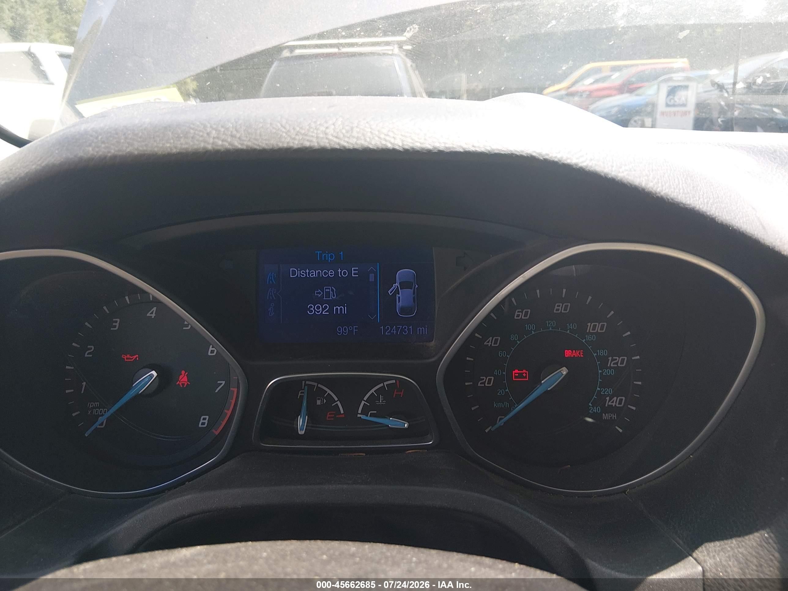 2013 Ford Focus Se Gray vin: 1FADP3F23DL258076