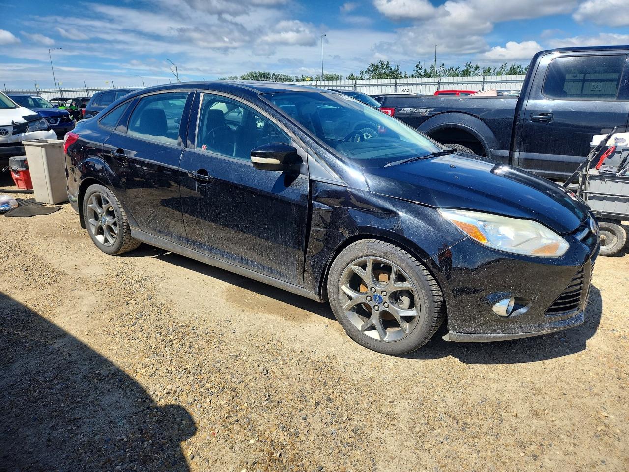 2013 Ford Focus Se Black vin: 1FADP3F23DL281521