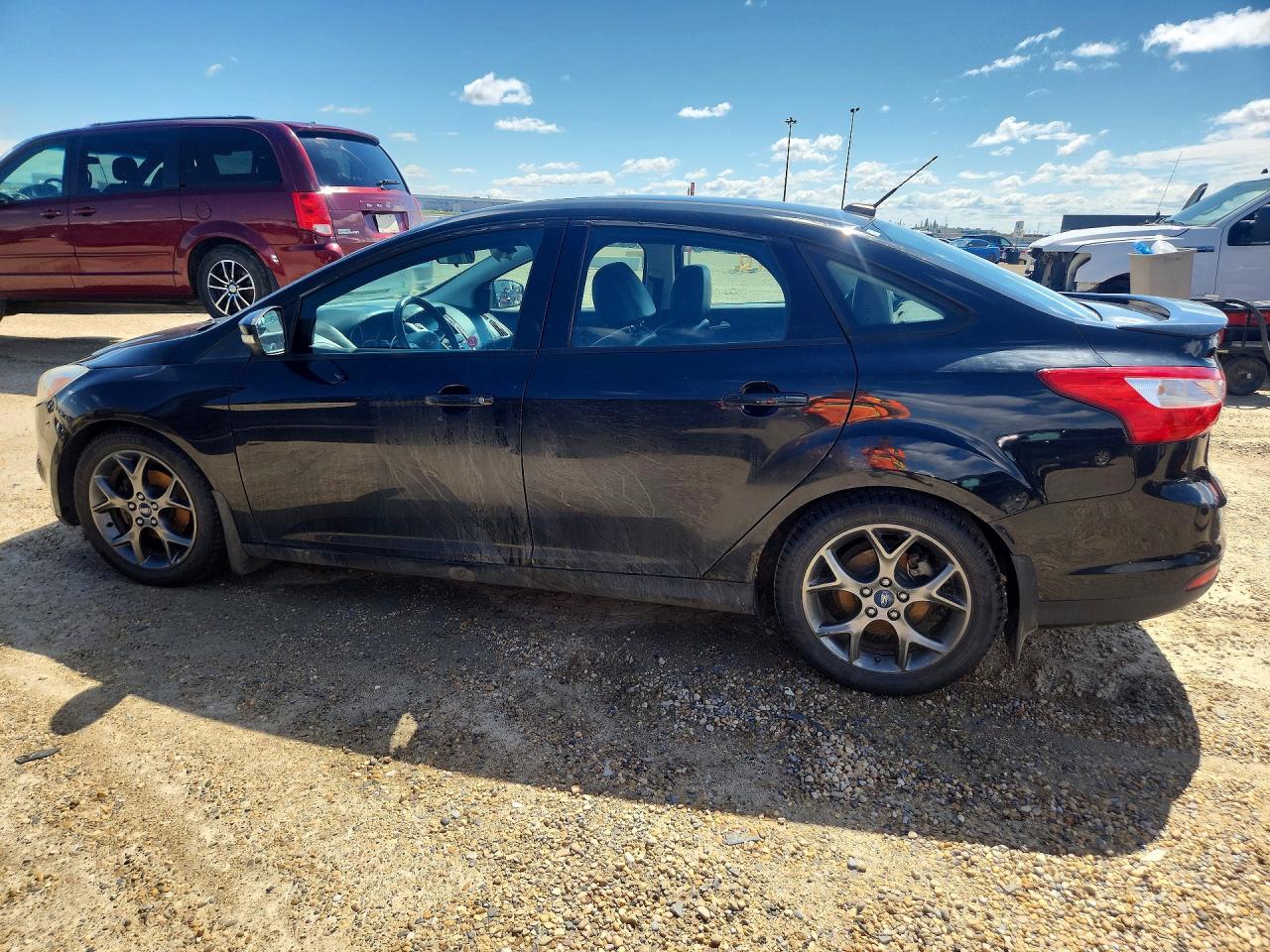 2013 Ford Focus Se Black vin: 1FADP3F23DL281521