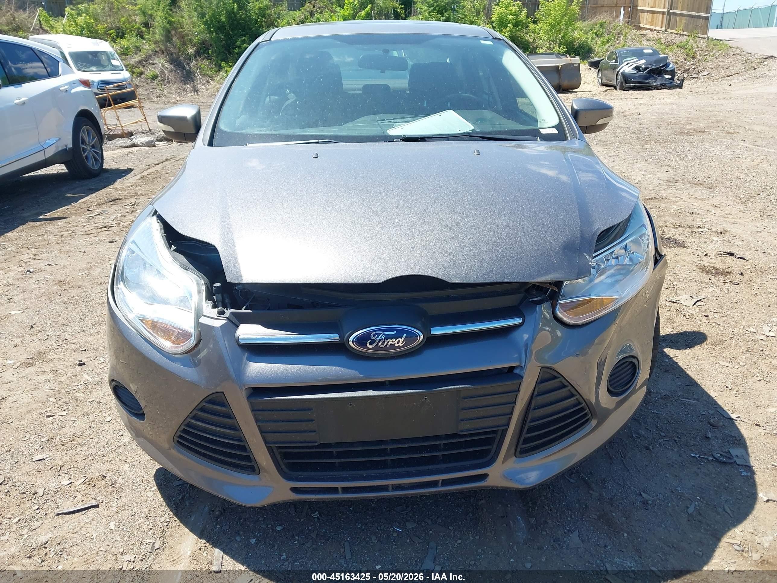 2013 Ford Focus Se Gray vin: 1FADP3F23DL290252