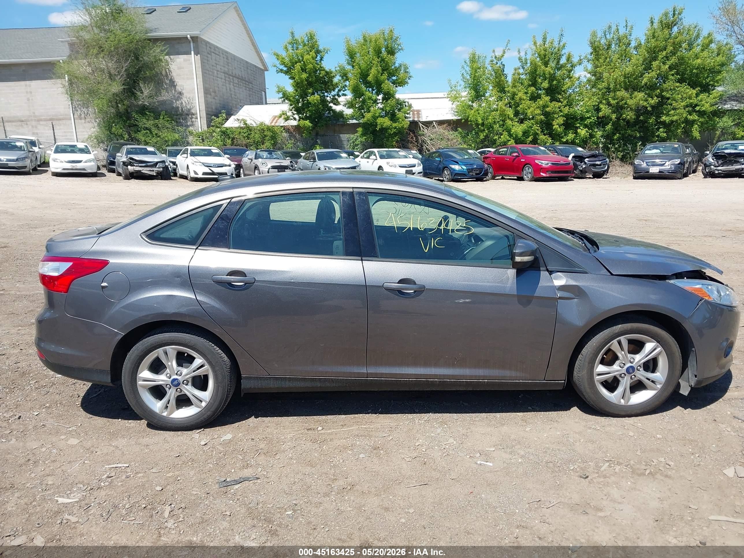 2013 Ford Focus Se Gray vin: 1FADP3F23DL290252