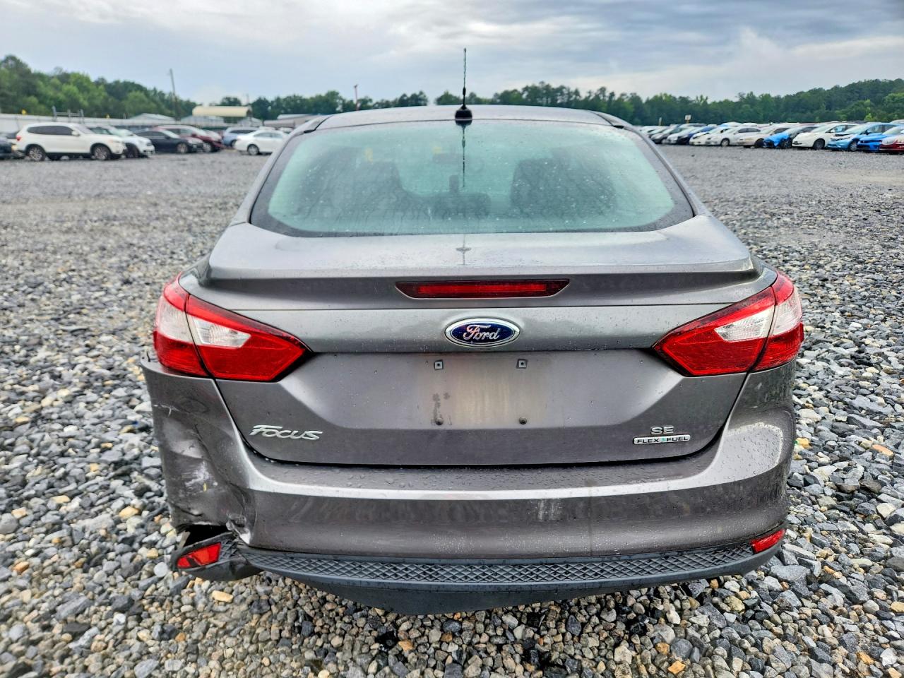 2013 Ford Focus Se Gray vin: 1FADP3F23DL291837