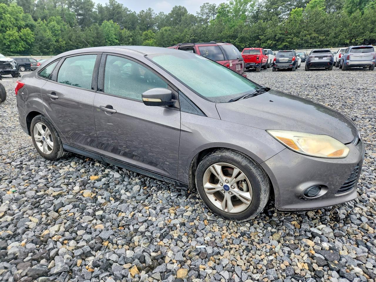 2013 Ford Focus Se Gray vin: 1FADP3F23DL291837