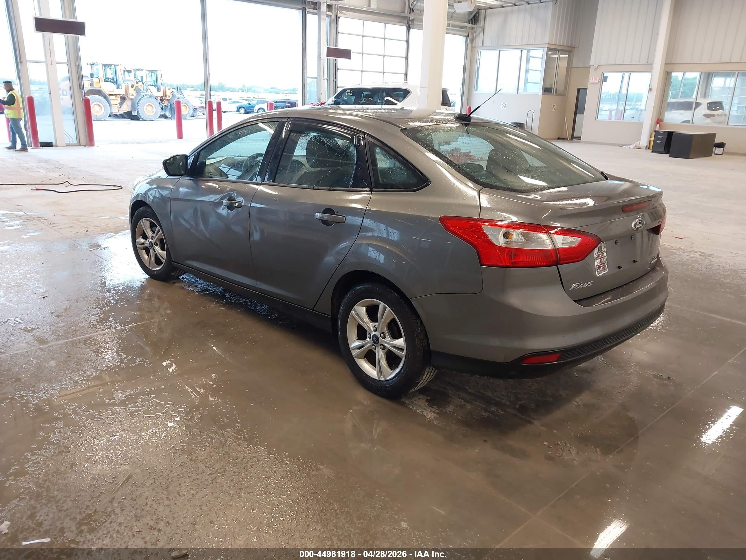 2013 Ford Focus Se Gray vin: 1FADP3F23DL300715
