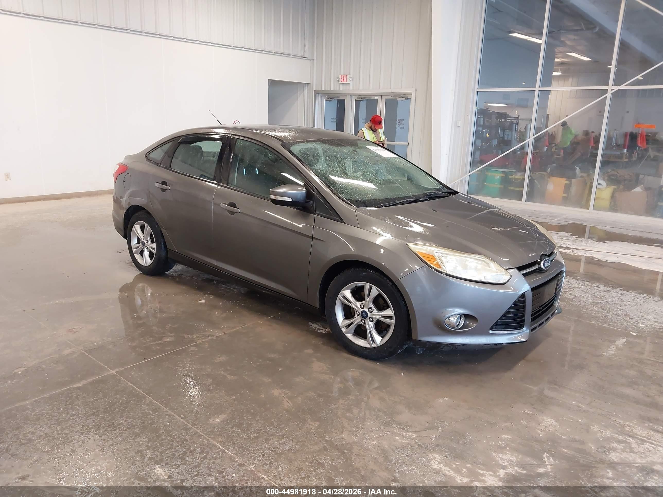 2013 Ford Focus Se Gray vin: 1FADP3F23DL300715