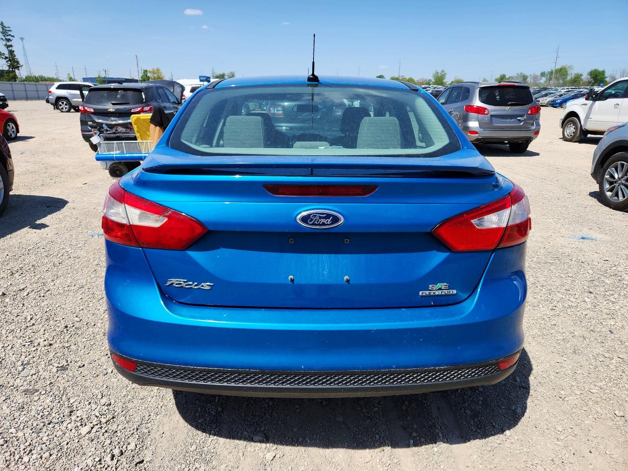 2013 Ford Focus Se Blue vin: 1FADP3F23DL321712