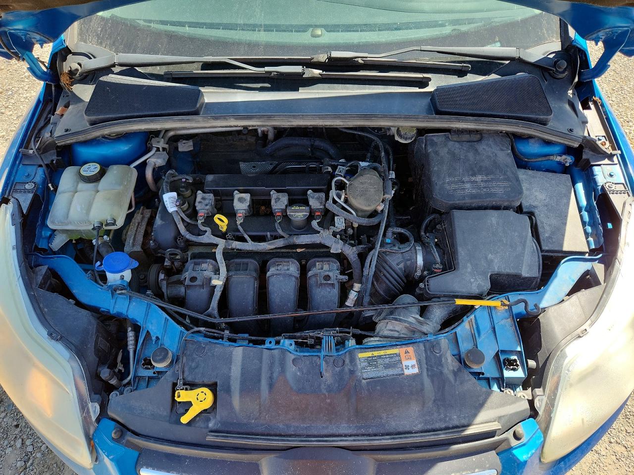 2013 Ford Focus Se Blue vin: 1FADP3F23DL321712