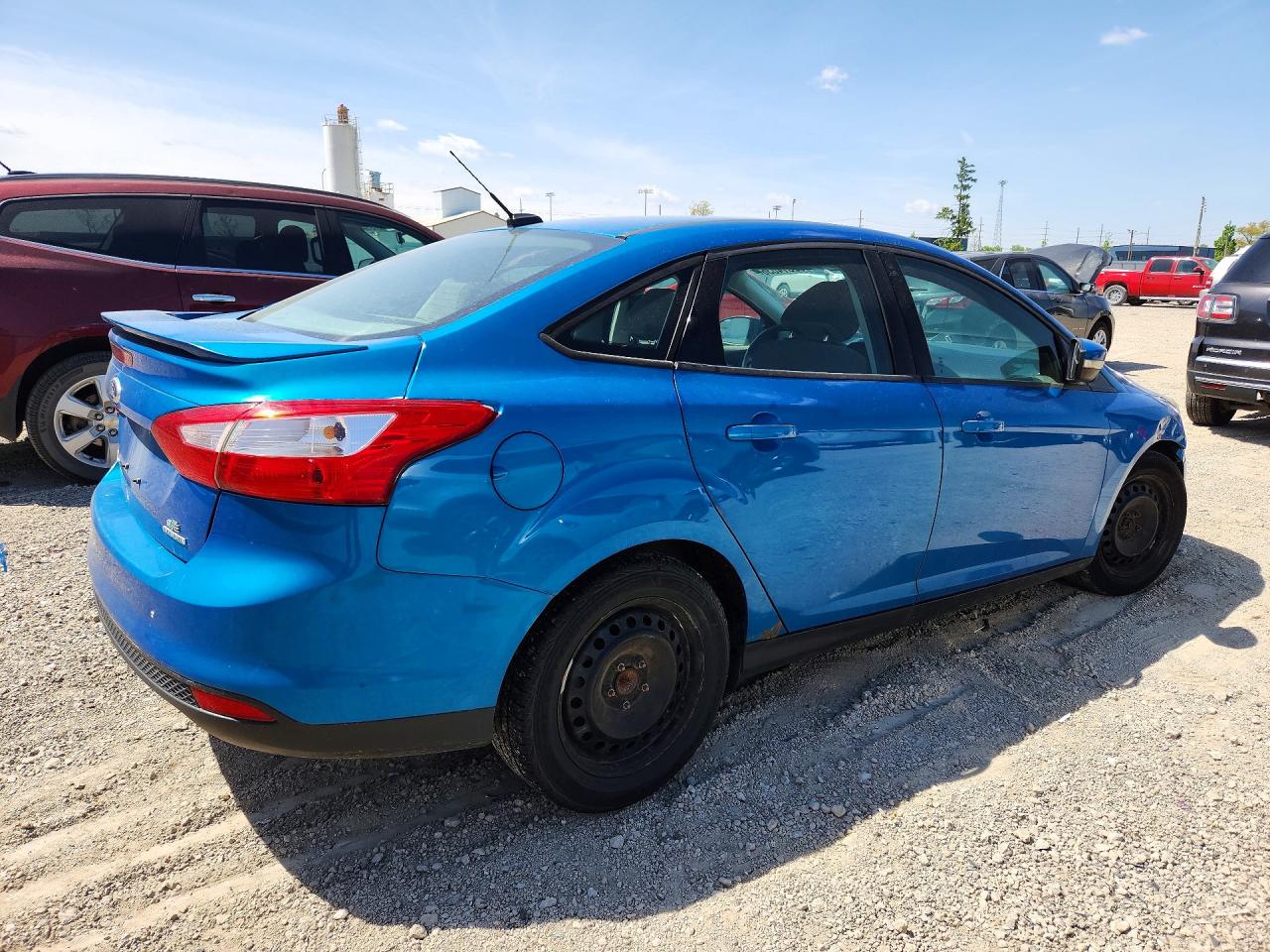 2013 Ford Focus Se Blue vin: 1FADP3F23DL321712