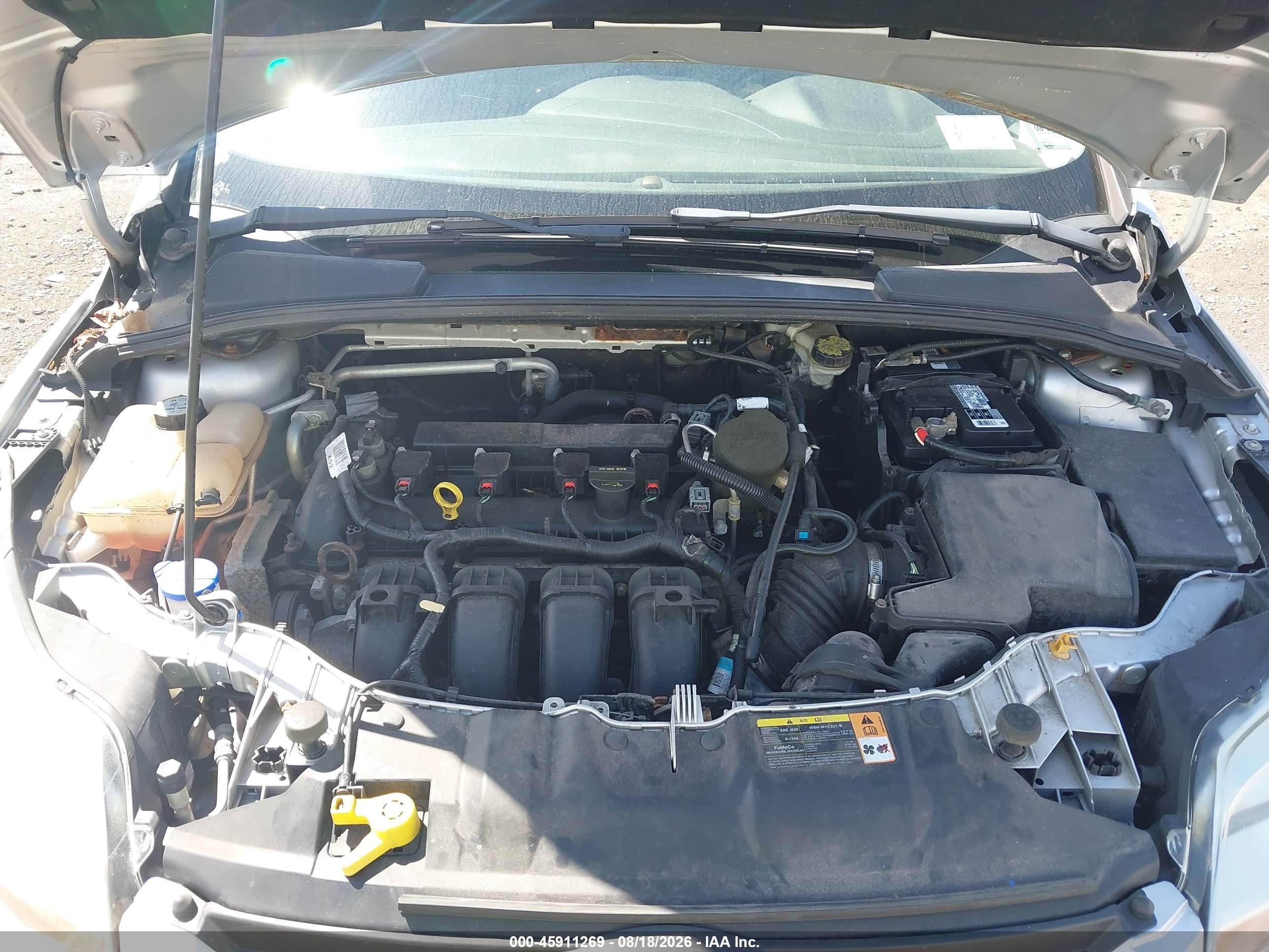 2013 Ford Focus Se Silver vin: 1FADP3F23DL330202