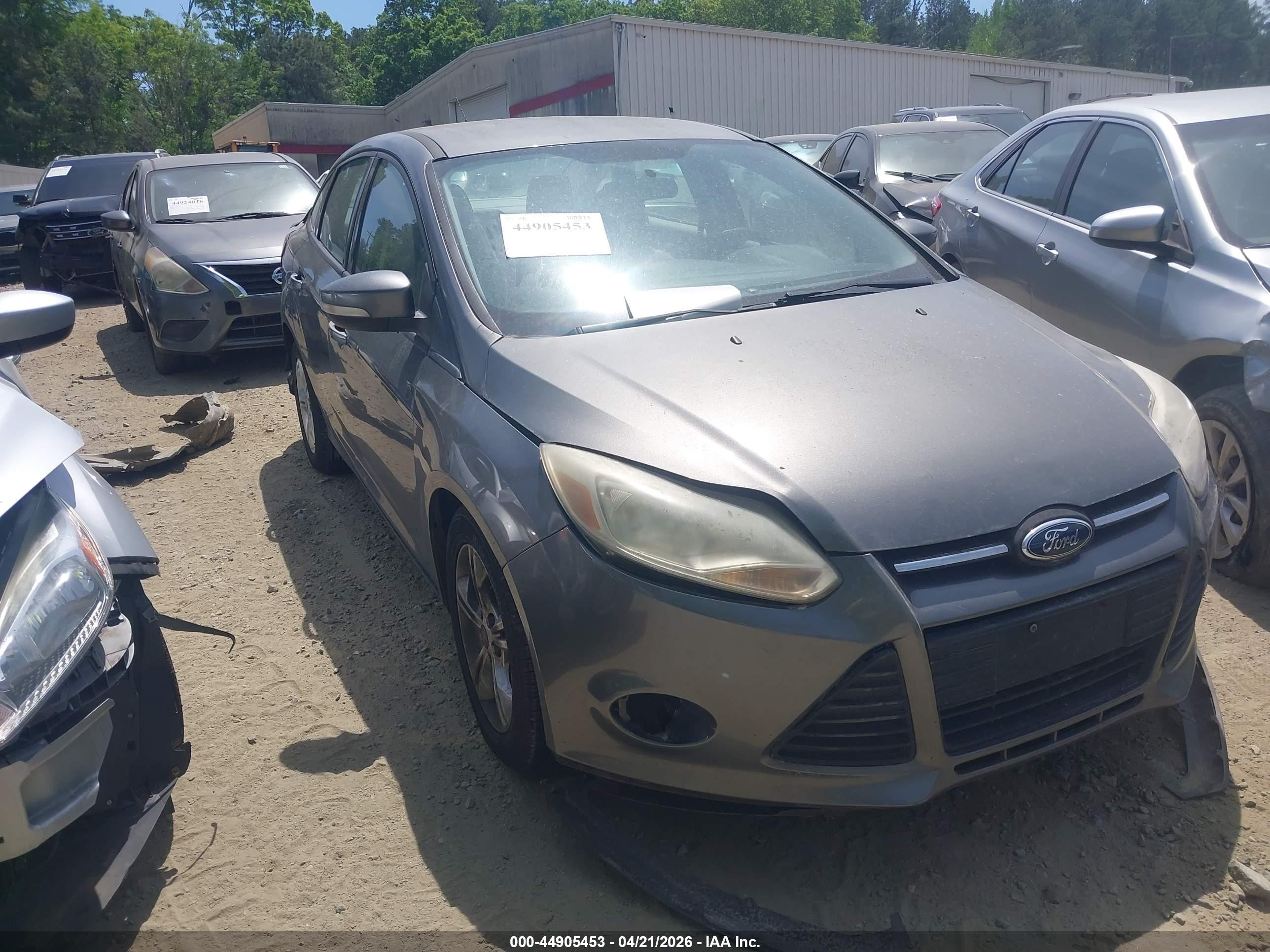 2013 Ford Focus Se Gray vin: 1FADP3F23DL330698