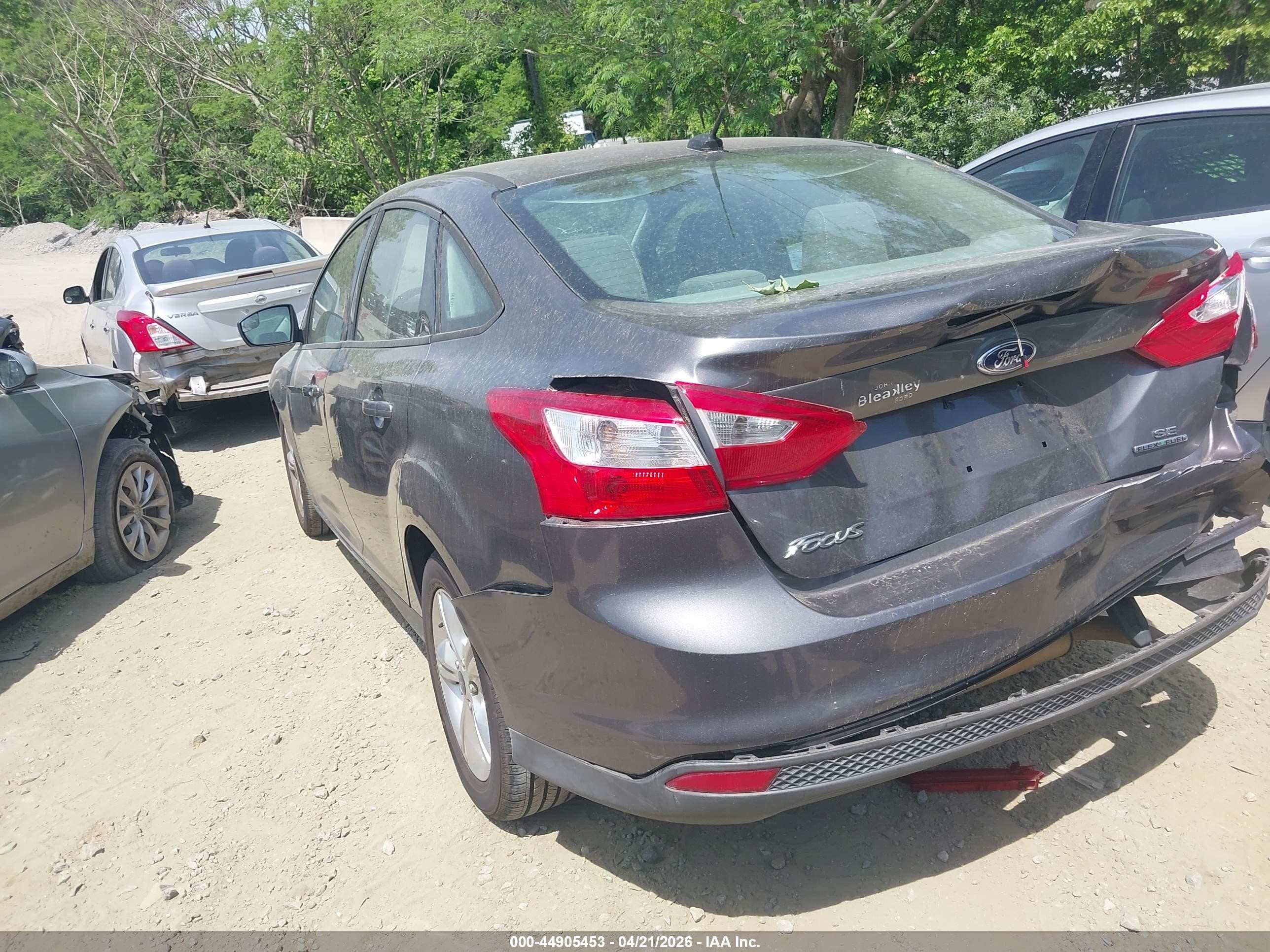 2013 Ford Focus Se Gray vin: 1FADP3F23DL330698