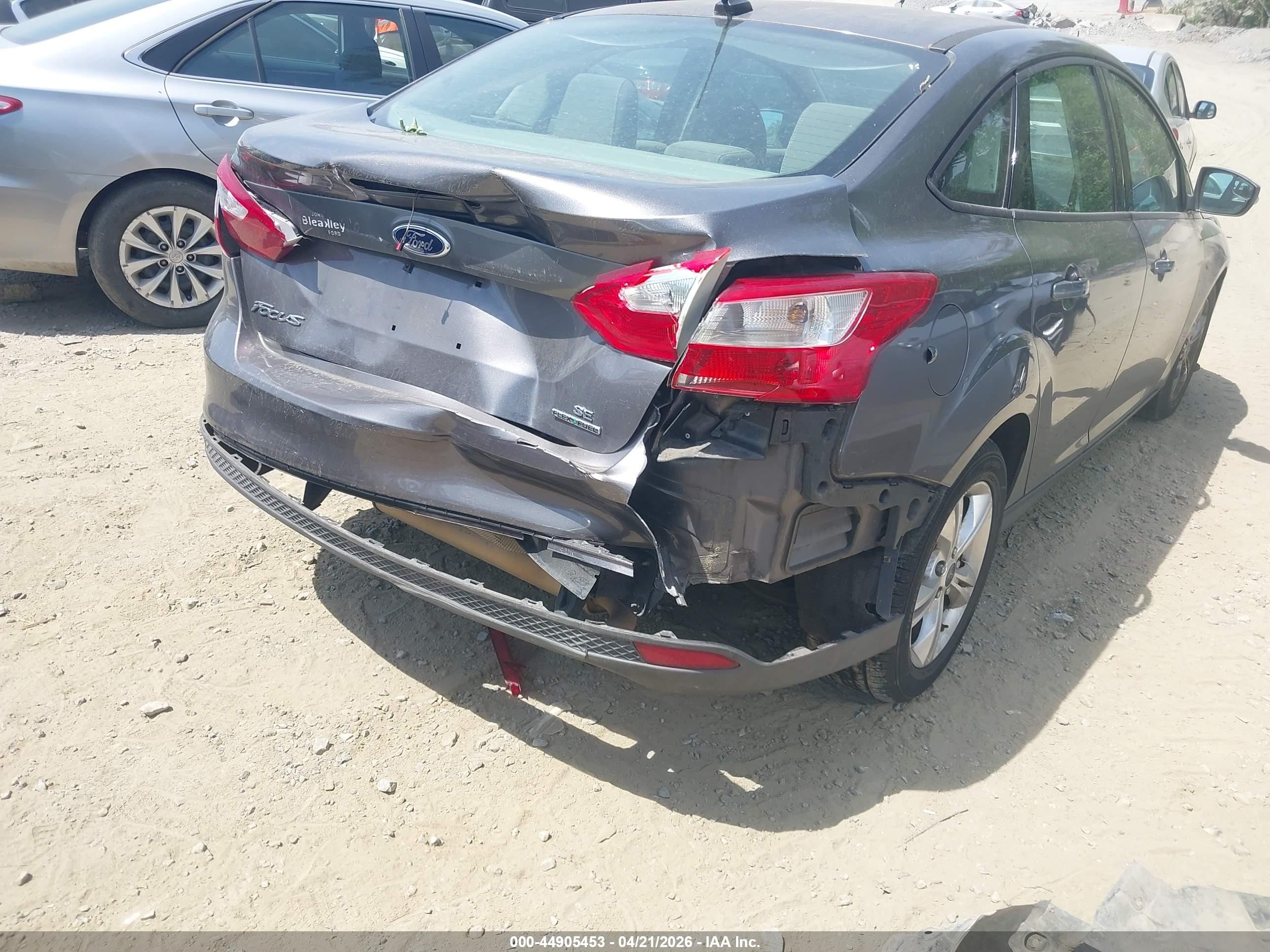 2013 Ford Focus Se Gray vin: 1FADP3F23DL330698