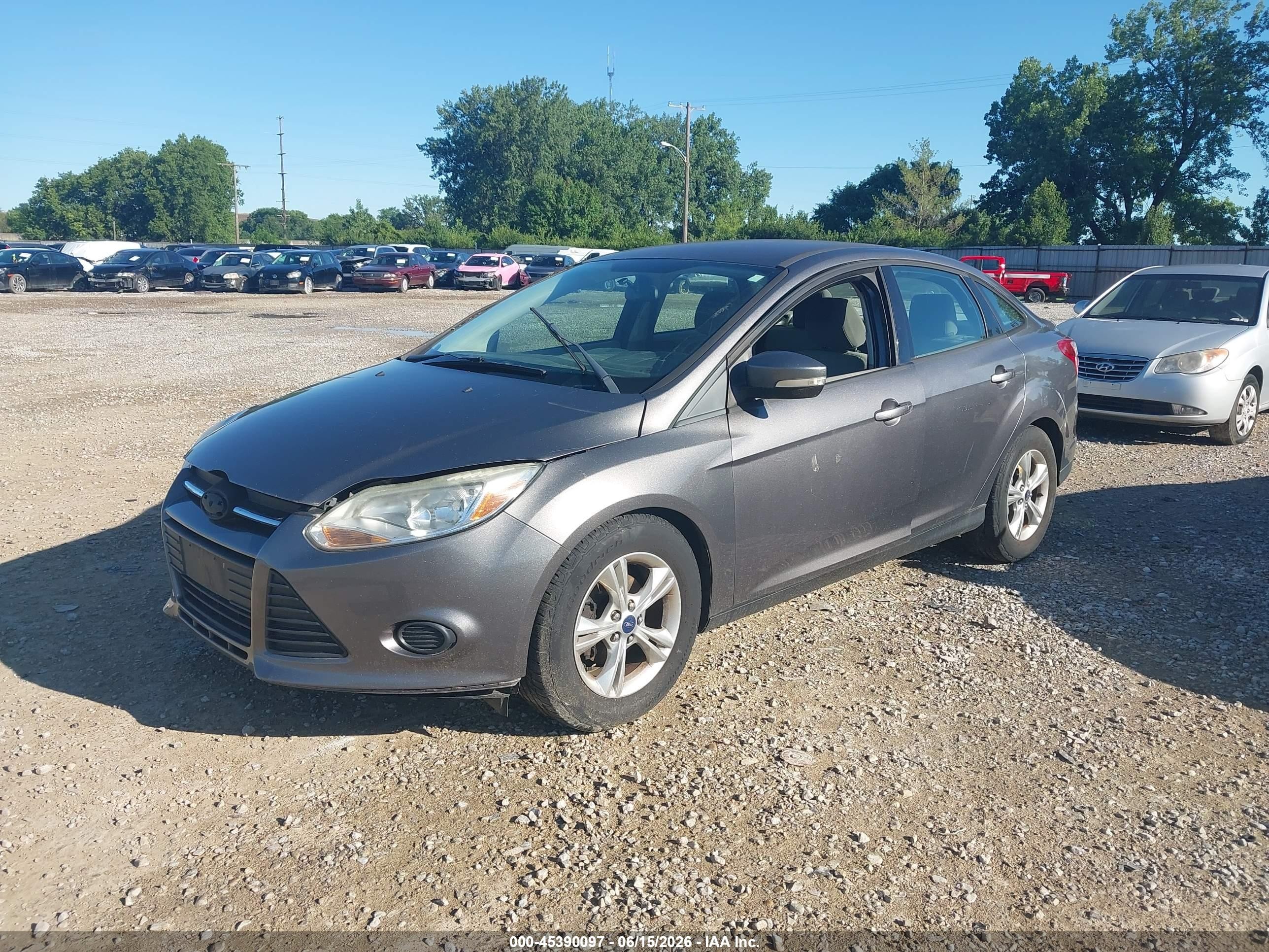 2013 Ford Focus Se Gray vin: 1FADP3F23DL333617