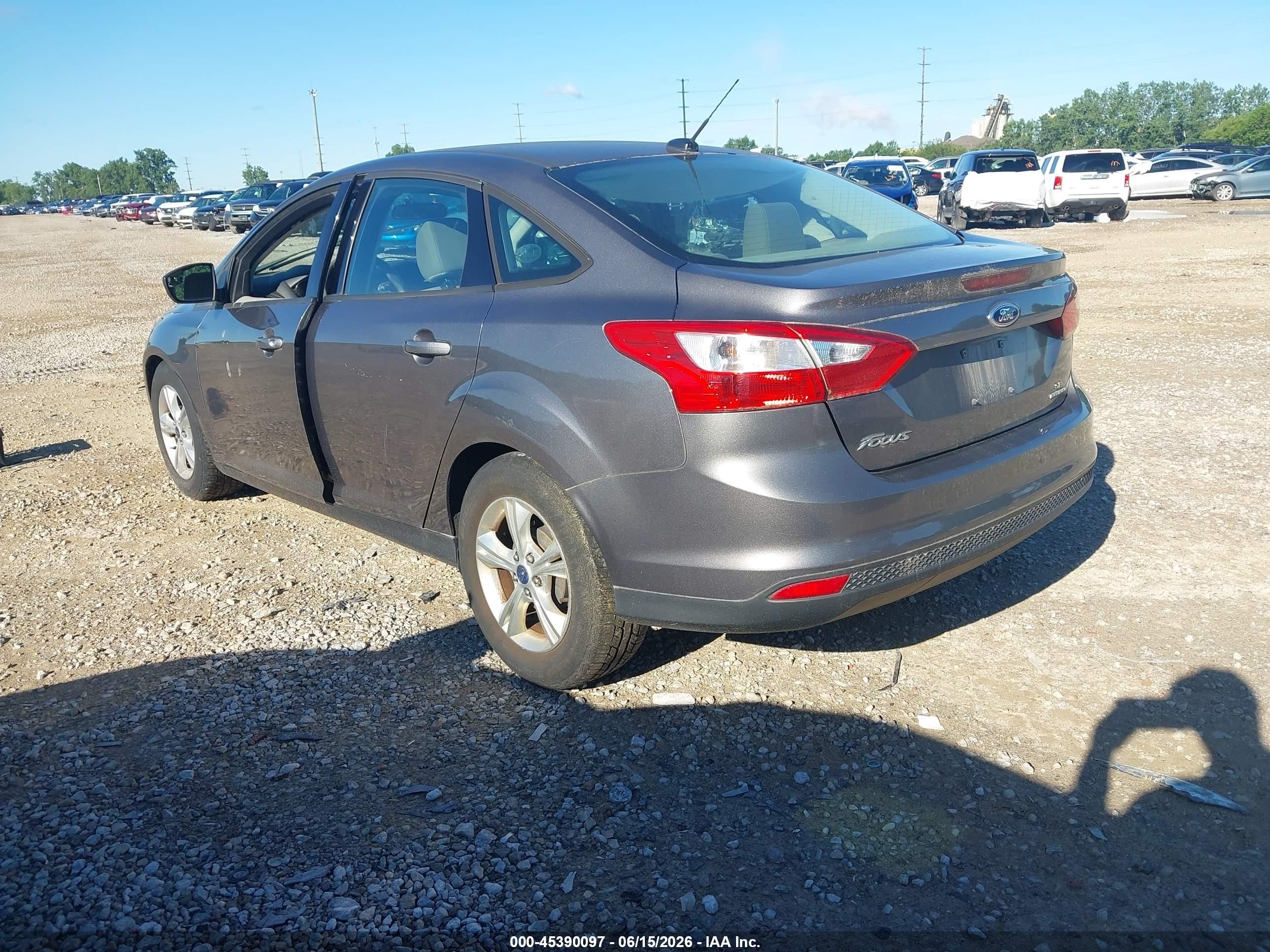 2013 Ford Focus Se Gray vin: 1FADP3F23DL333617