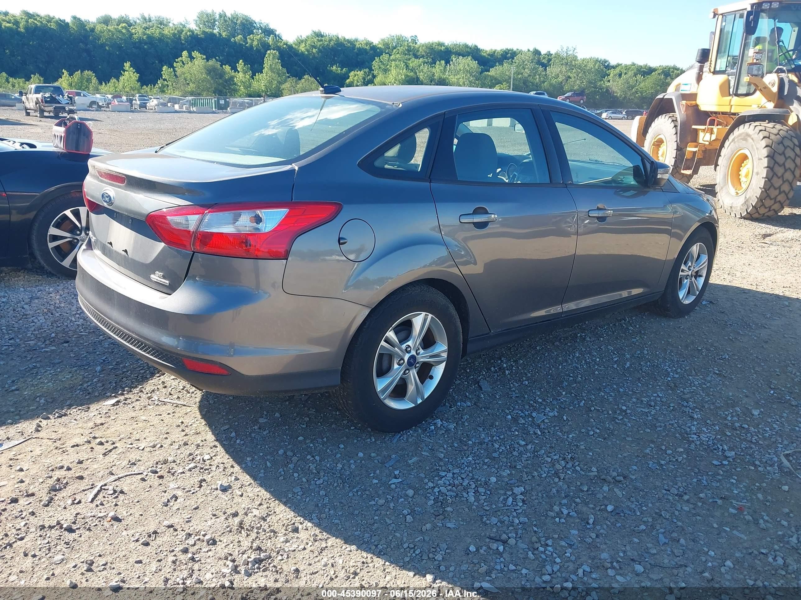 2013 Ford Focus Se Gray vin: 1FADP3F23DL333617