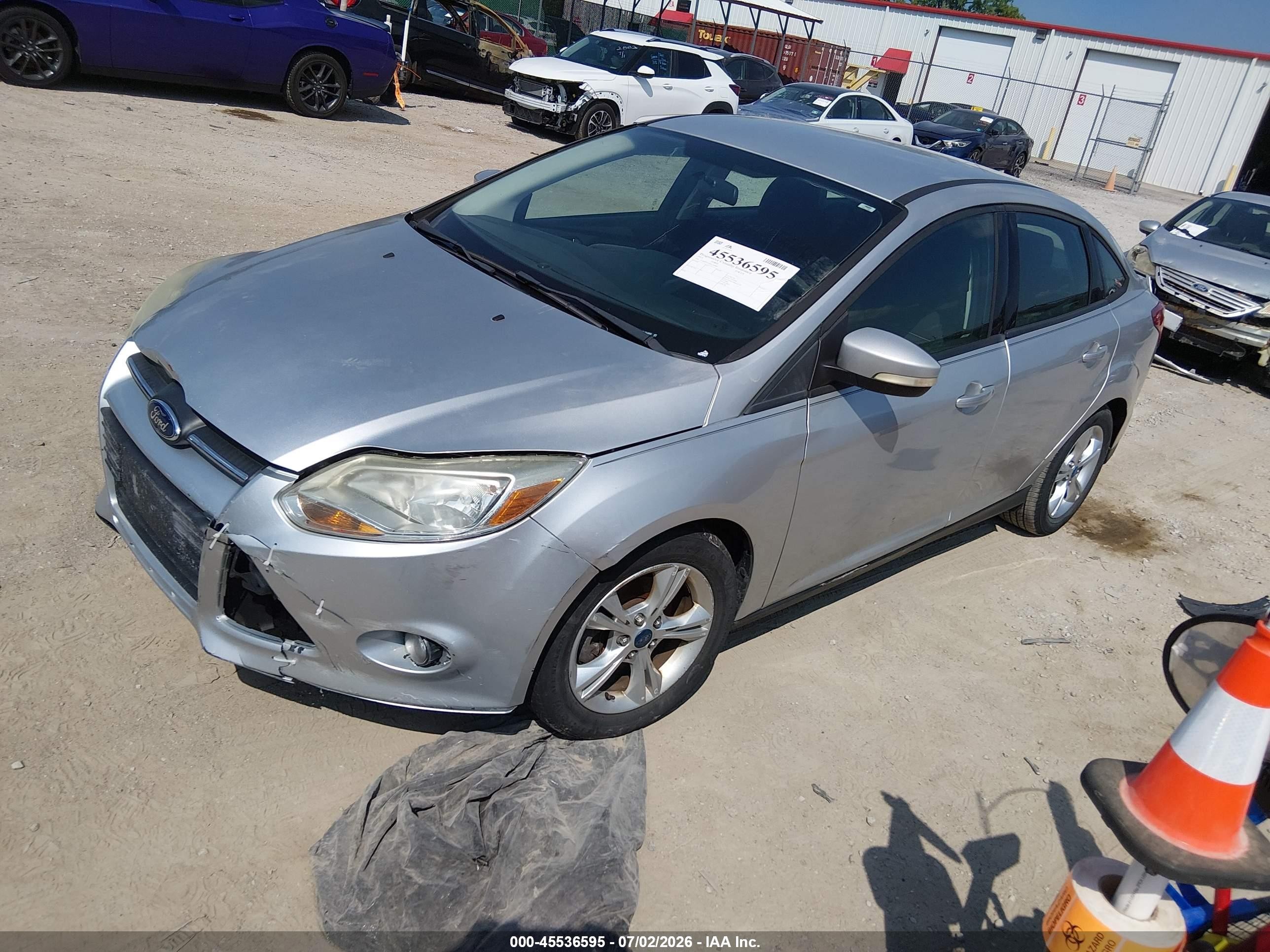 2013 Ford Focus Se Silver vin: 1FADP3F23DL354905