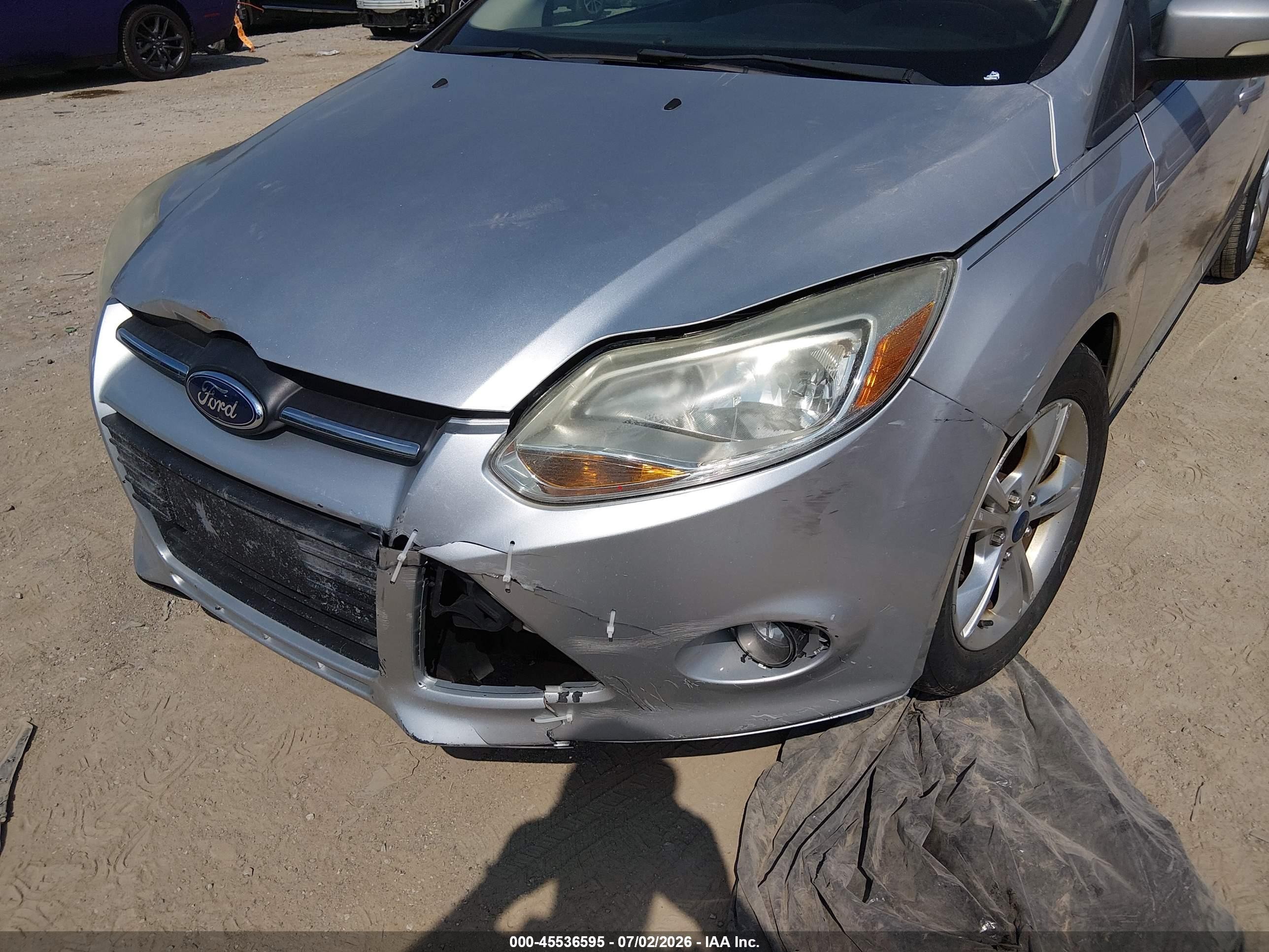 2013 Ford Focus Se Silver vin: 1FADP3F23DL354905