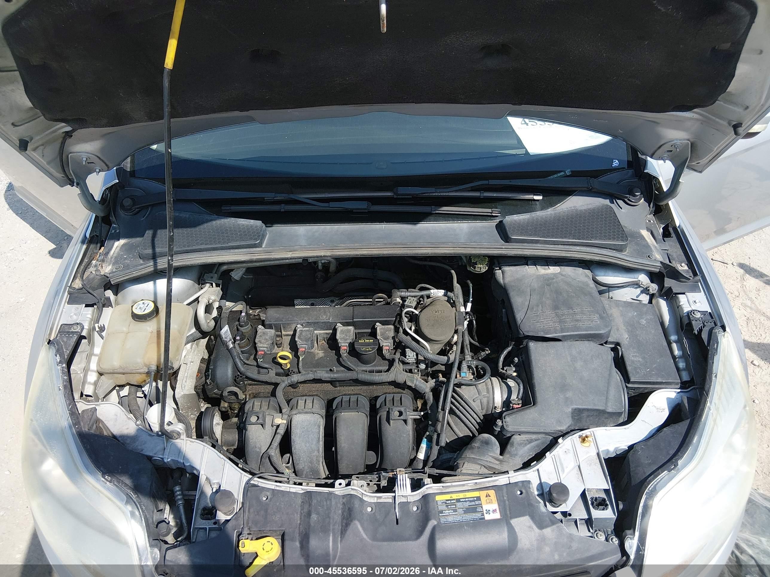 2013 Ford Focus Se Silver vin: 1FADP3F23DL354905
