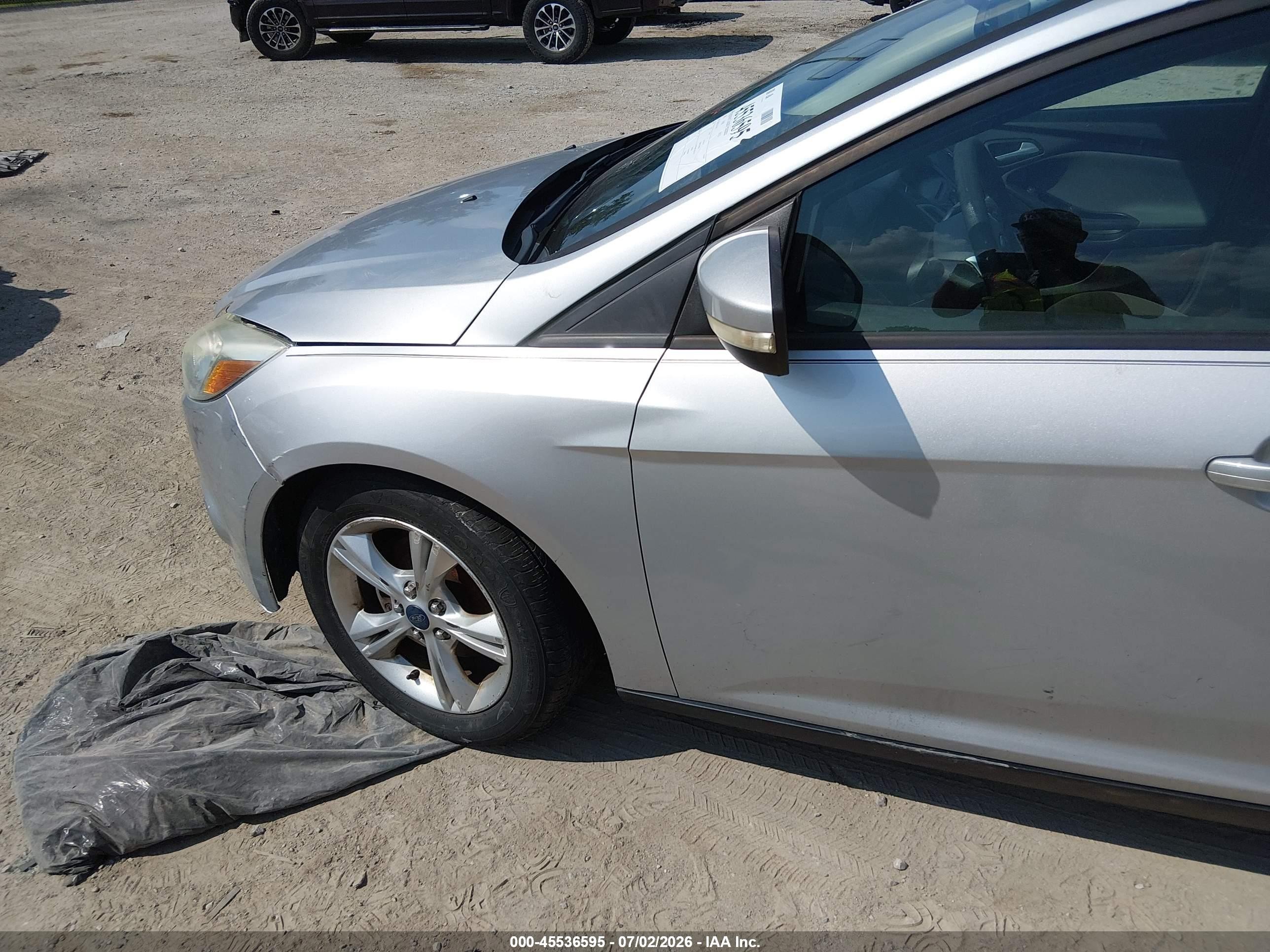 2013 Ford Focus Se Silver vin: 1FADP3F23DL354905