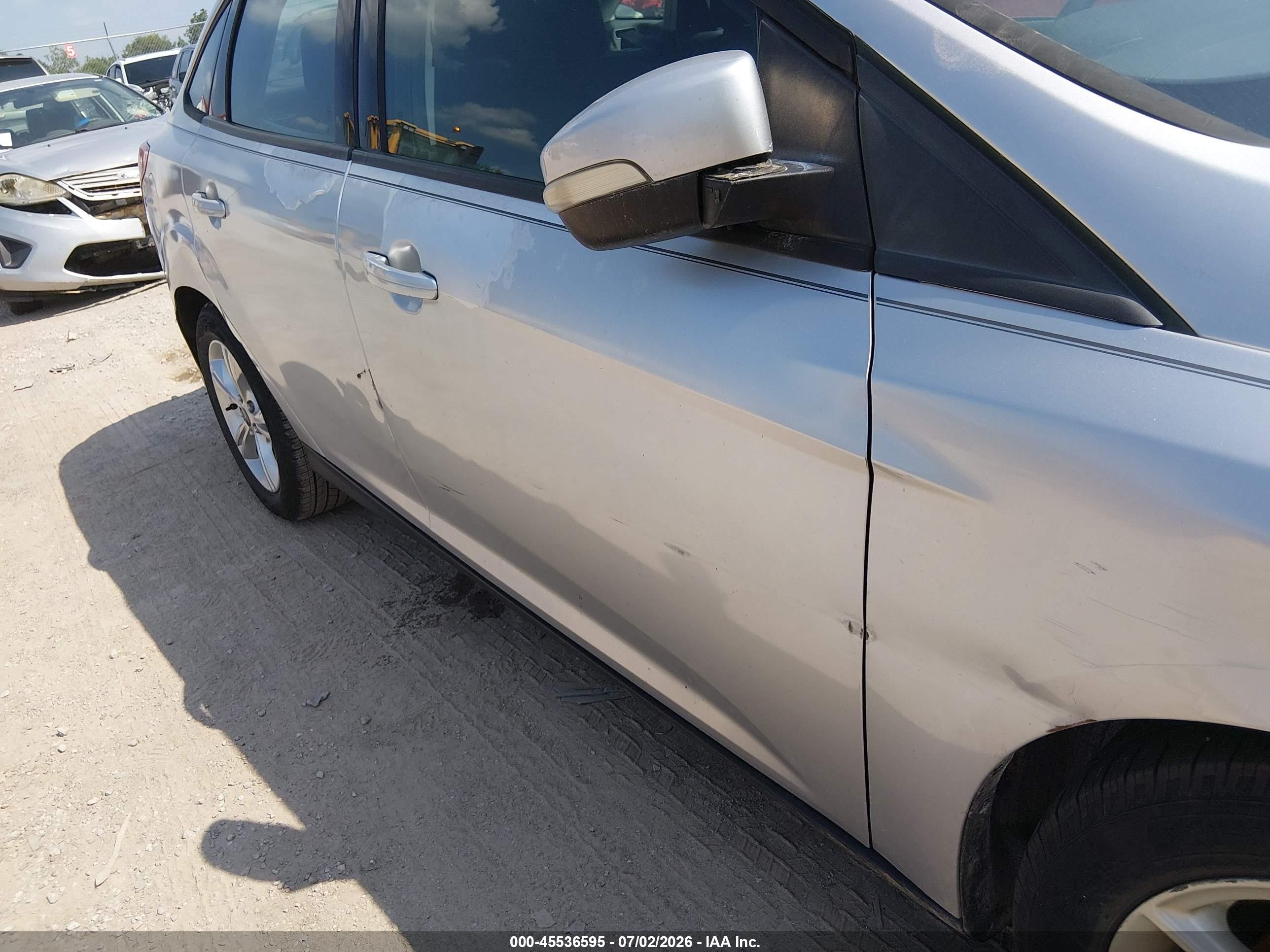 2013 Ford Focus Se Silver vin: 1FADP3F23DL354905