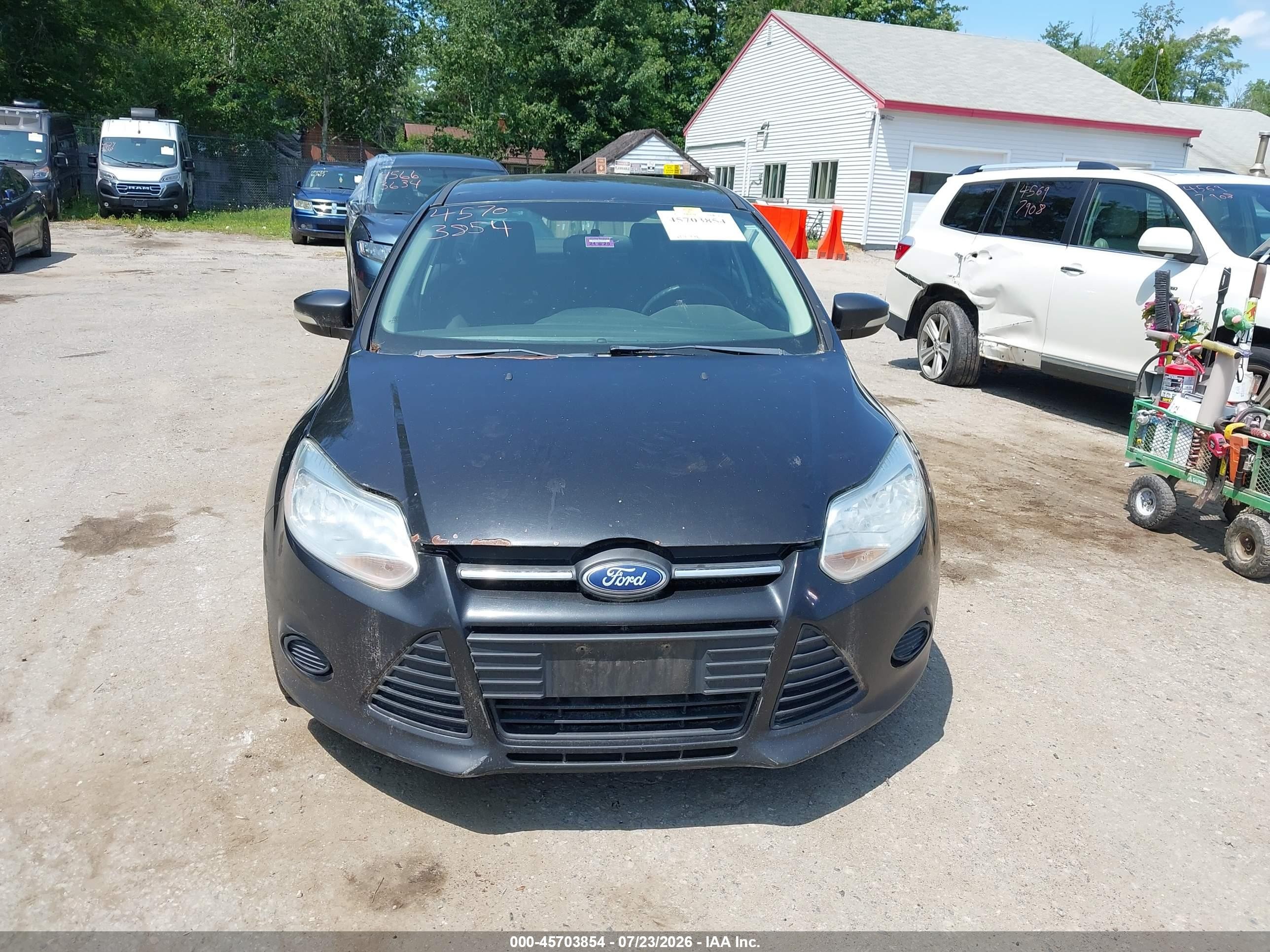 2013 Ford Focus Se Black vin: 1FADP3F23DL367931