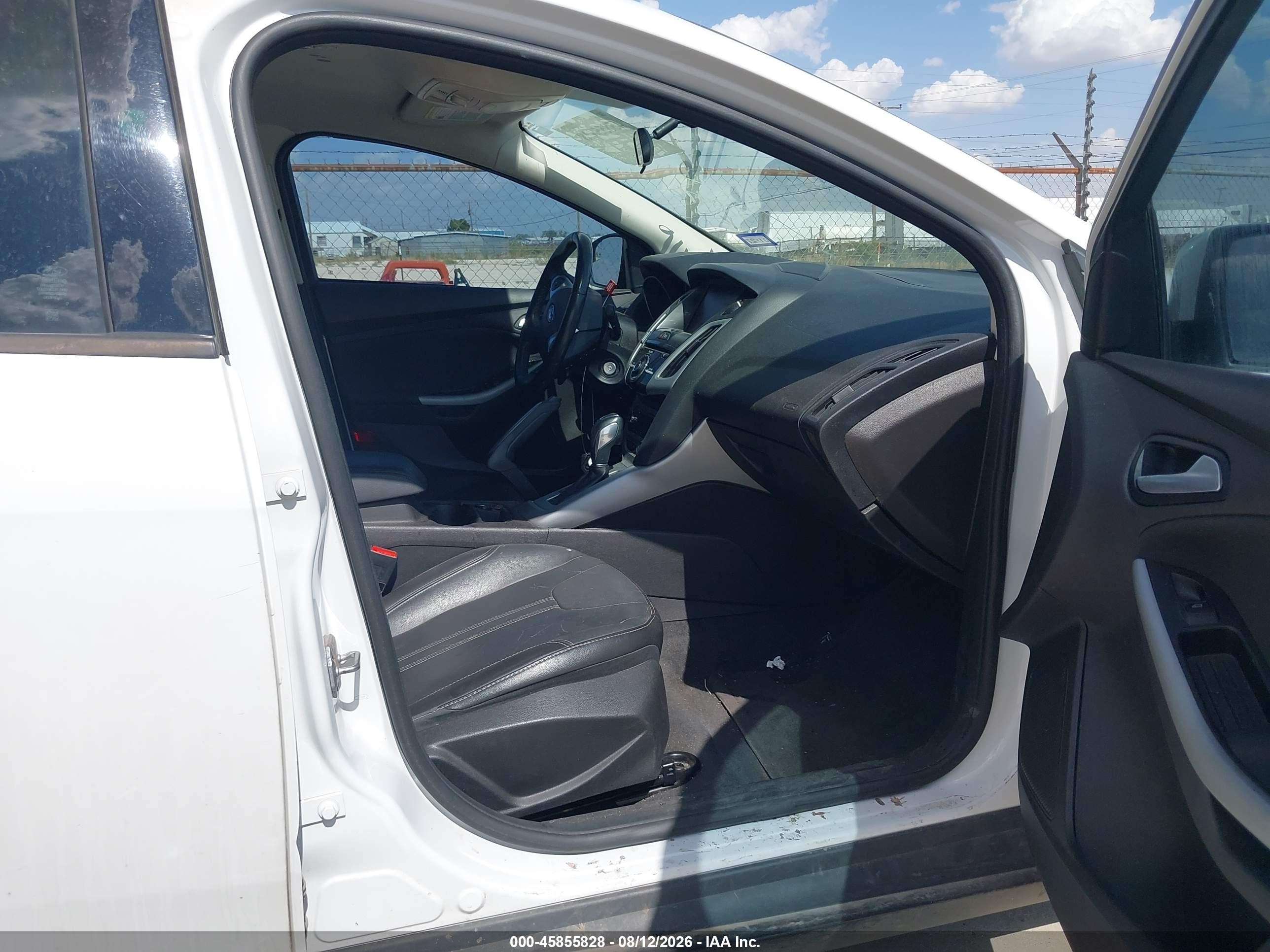 2013 Ford Focus Se White vin: 1FADP3F23DL378976