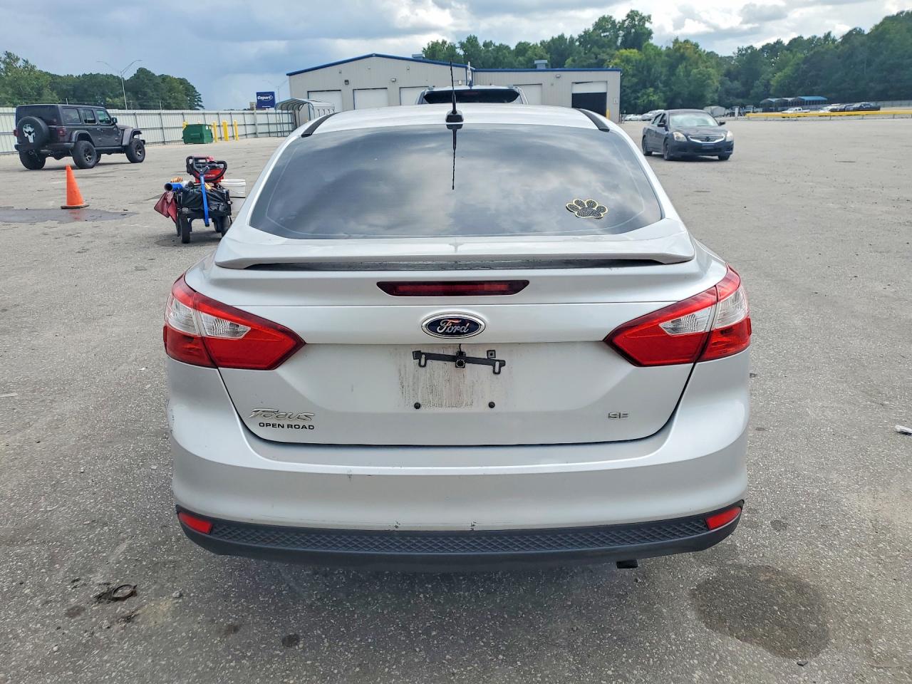 2014 Ford Focus Se Silver vin: 1FADP3F23EL102346