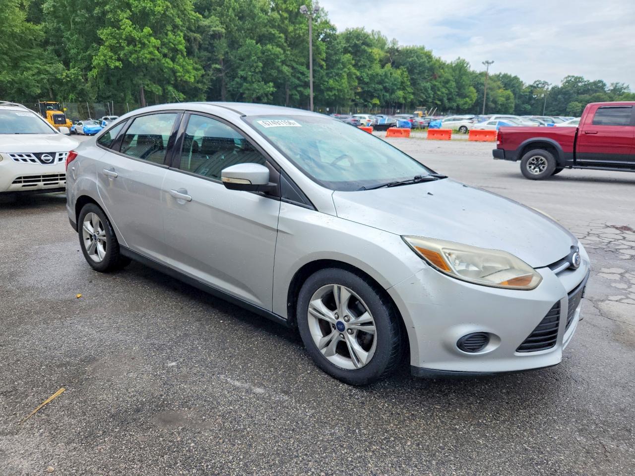 2014 Ford Focus Se White vin: 1FADP3F23EL106199
