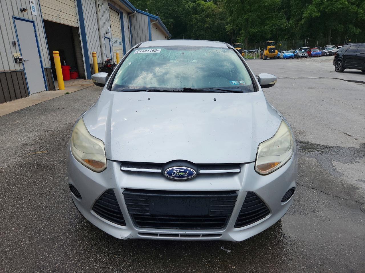 2014 Ford Focus Se White vin: 1FADP3F23EL106199