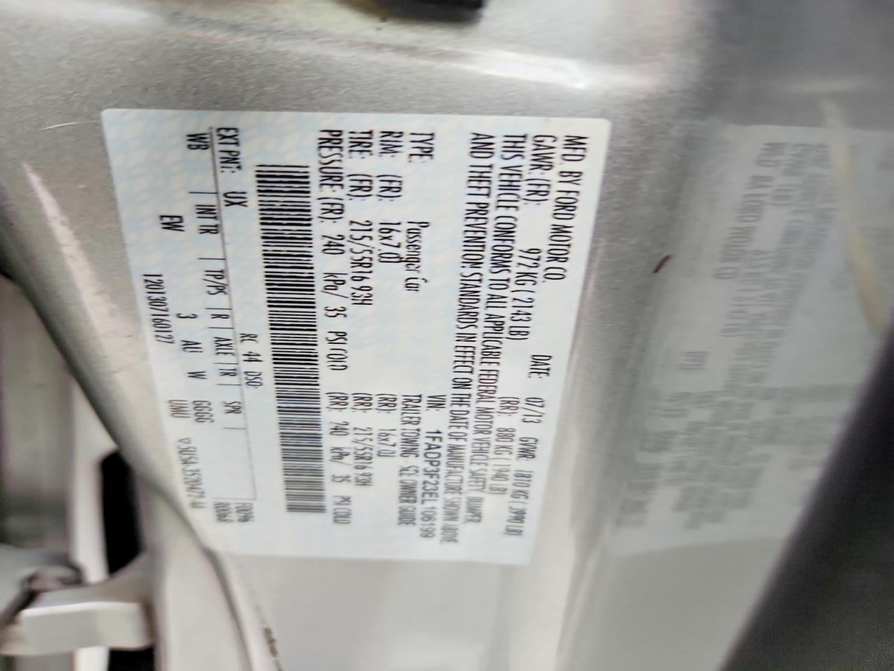 2014 Ford Focus Se White vin: 1FADP3F23EL106199