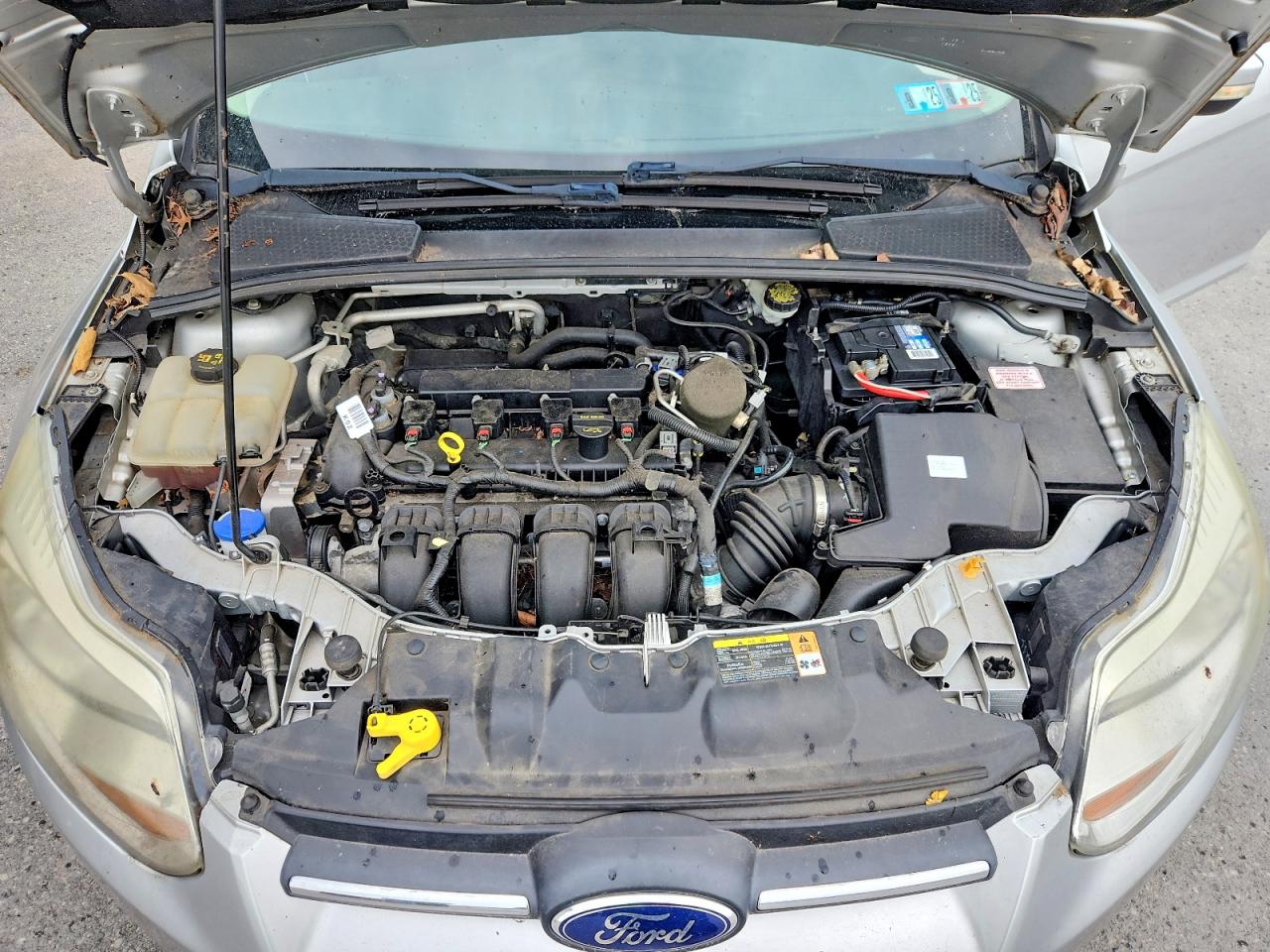 2014 Ford Focus Se White vin: 1FADP3F23EL106199
