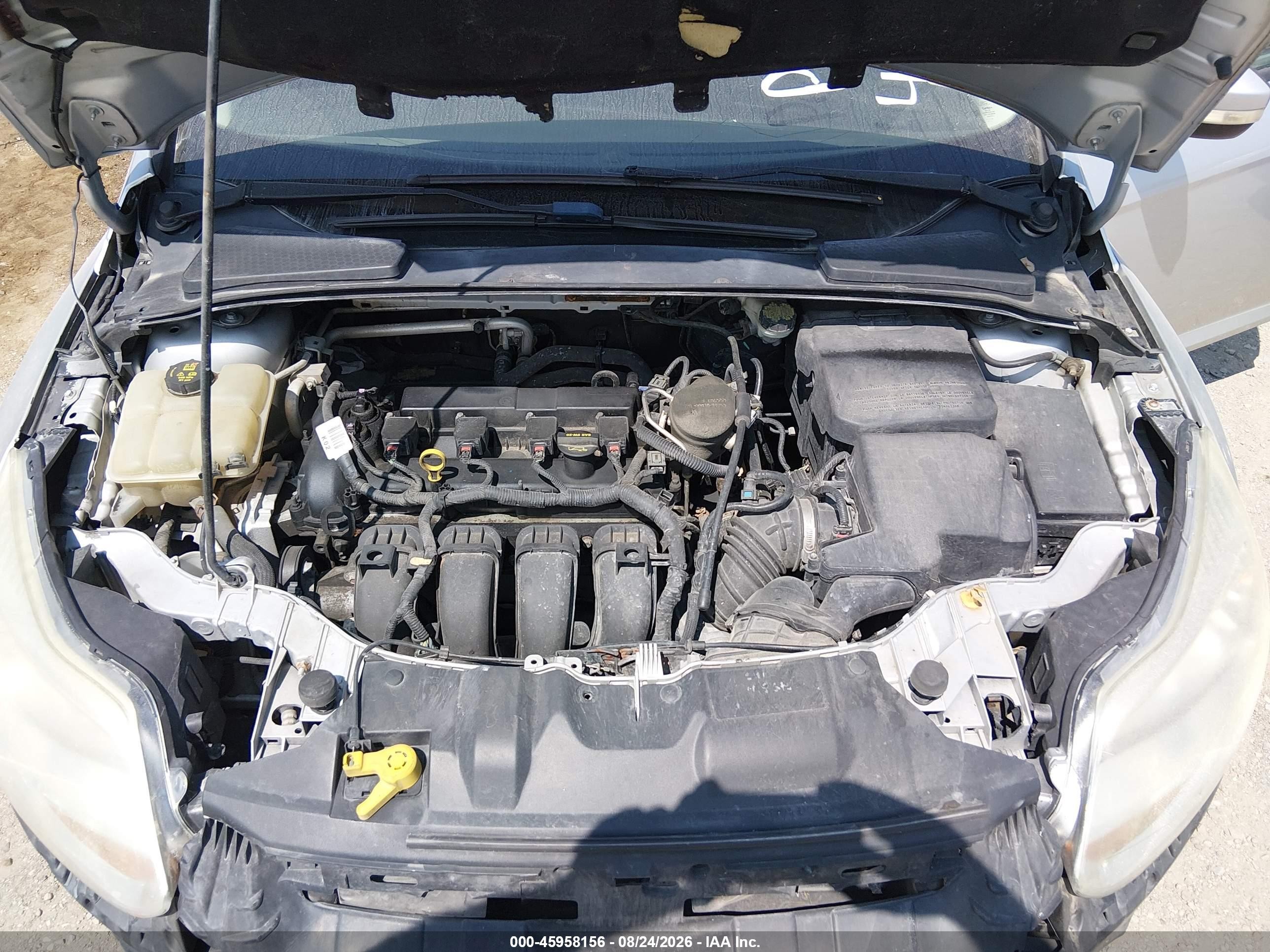 2014 Ford Focus Se Silver vin: 1FADP3F23EL107367