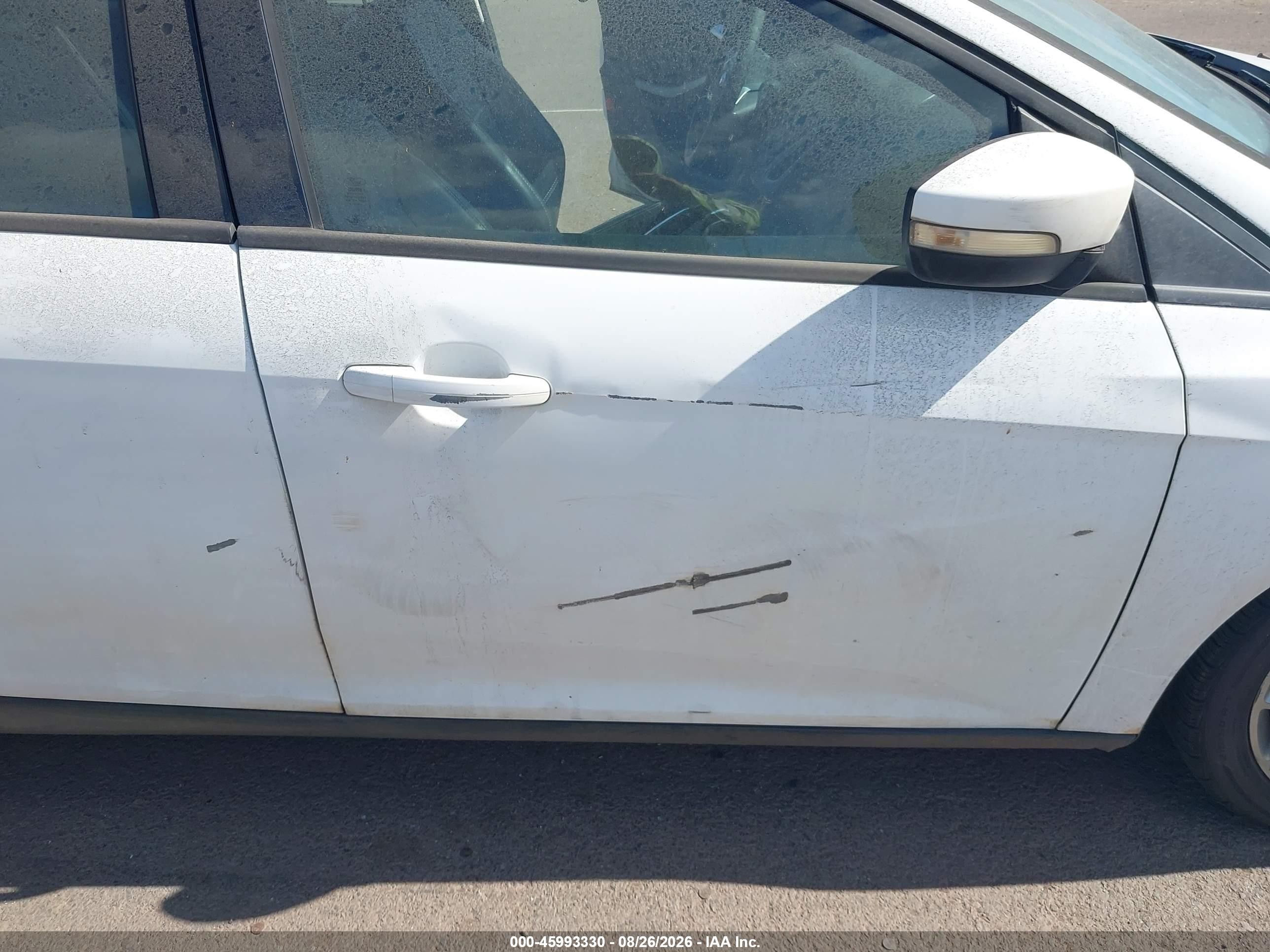 2014 Ford Focus Se White vin: 1FADP3F23EL111869