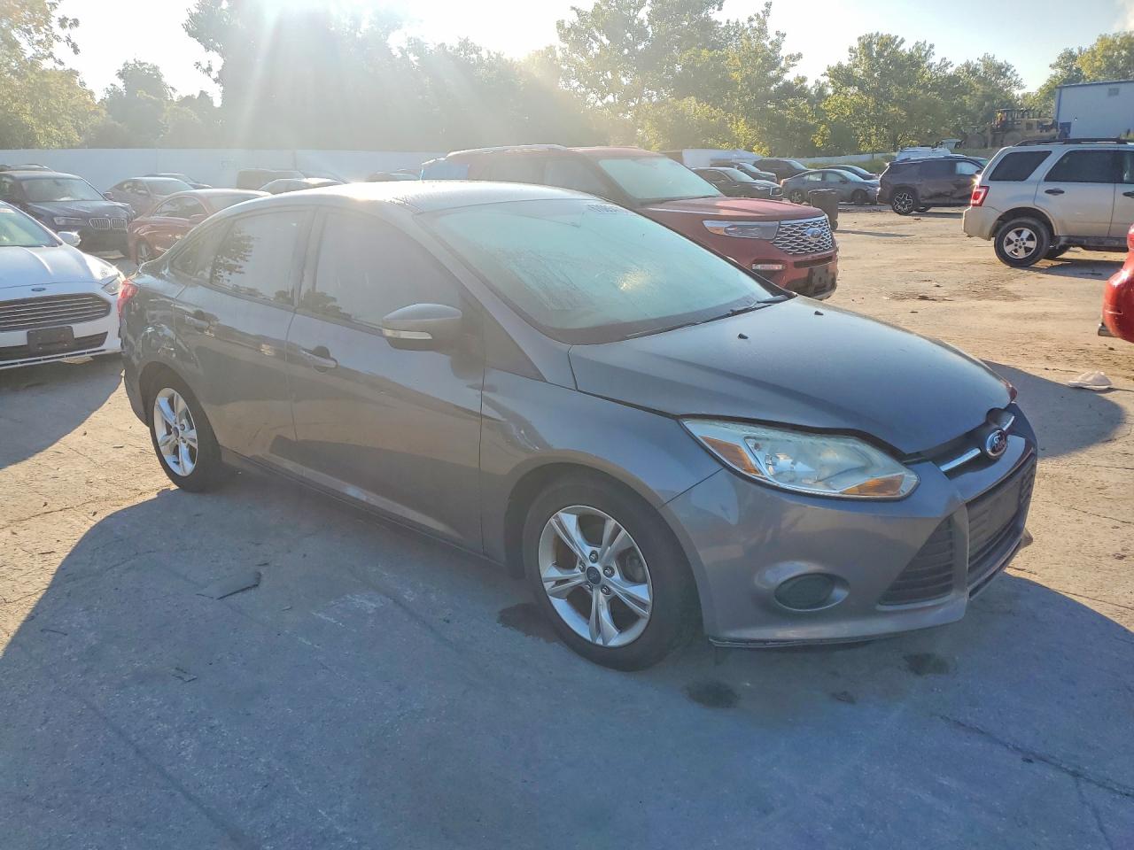 2014 Ford Focus Se Silver vin: 1FADP3F23EL121964