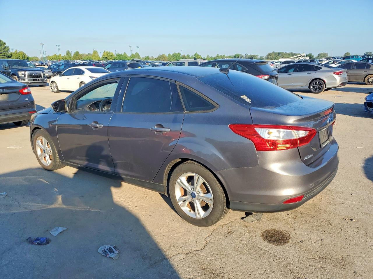 2014 Ford Focus Se Silver vin: 1FADP3F23EL121964